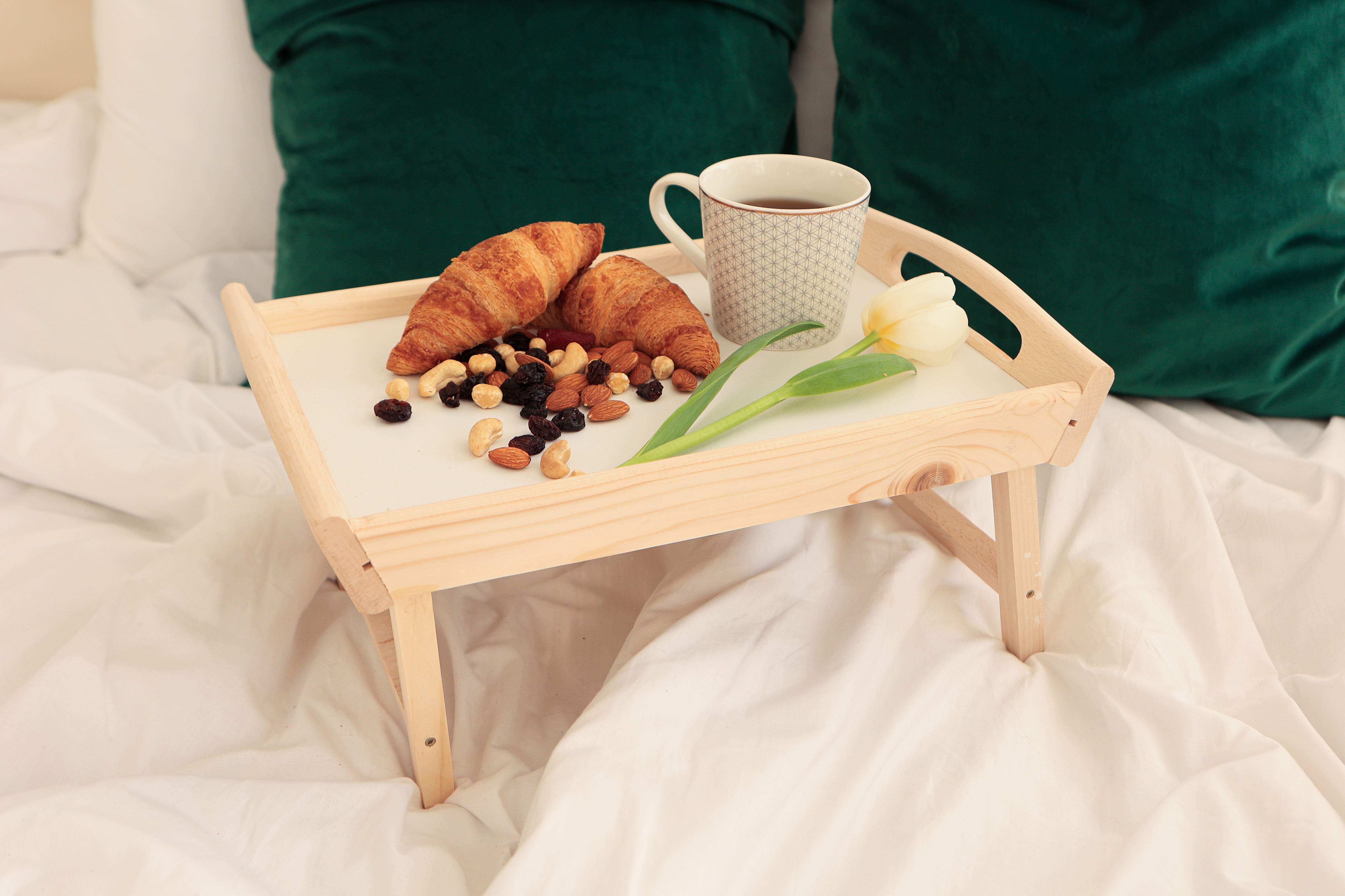 Holztablett "Klassik", mit Füßen- HolzRepublik