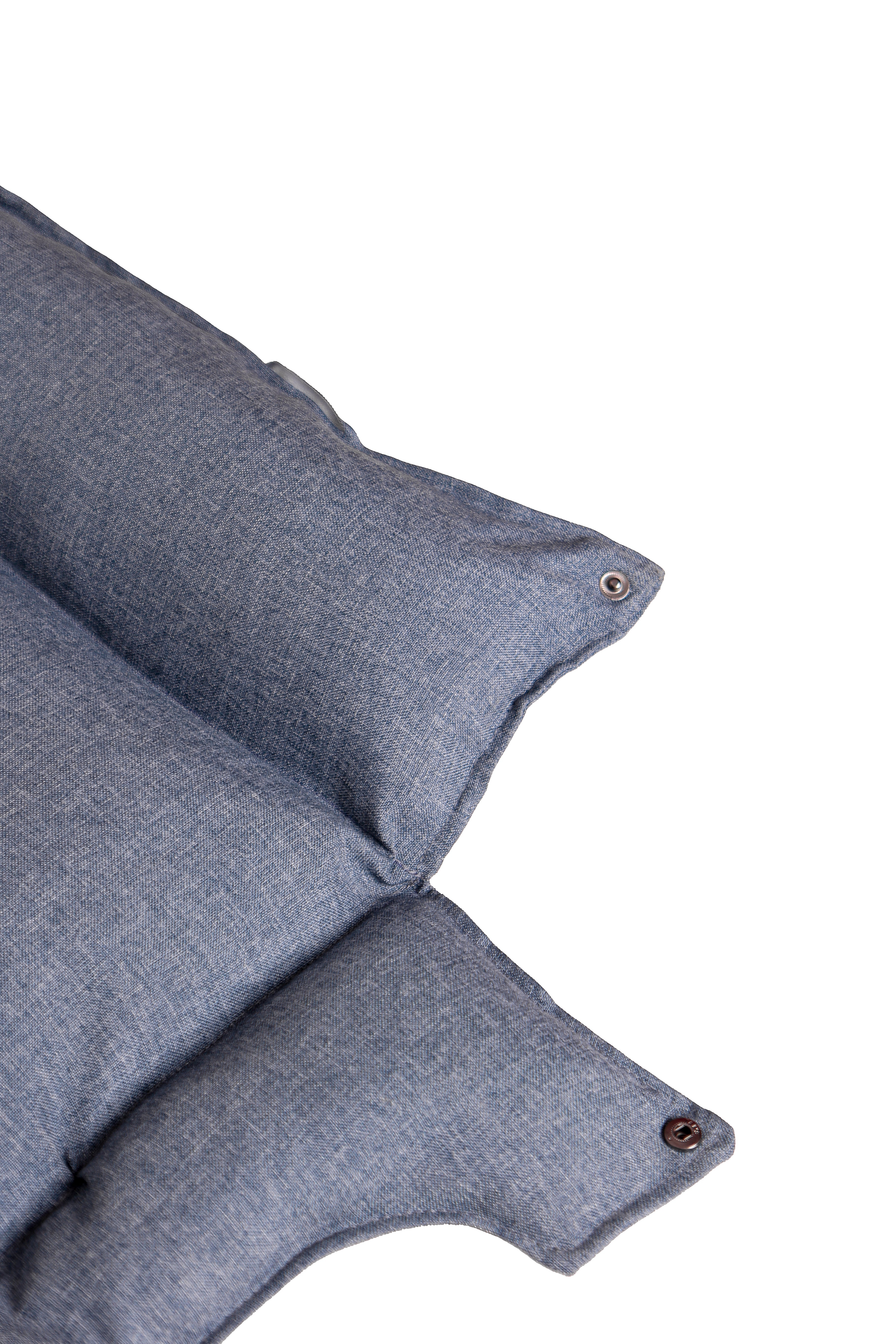 Hundebett & Hundekissen in einem - Jeans-Blau /Einklappbare Hundeliege / Hunde-Schlafplatz maschinenwaschbar- HolzRepublik