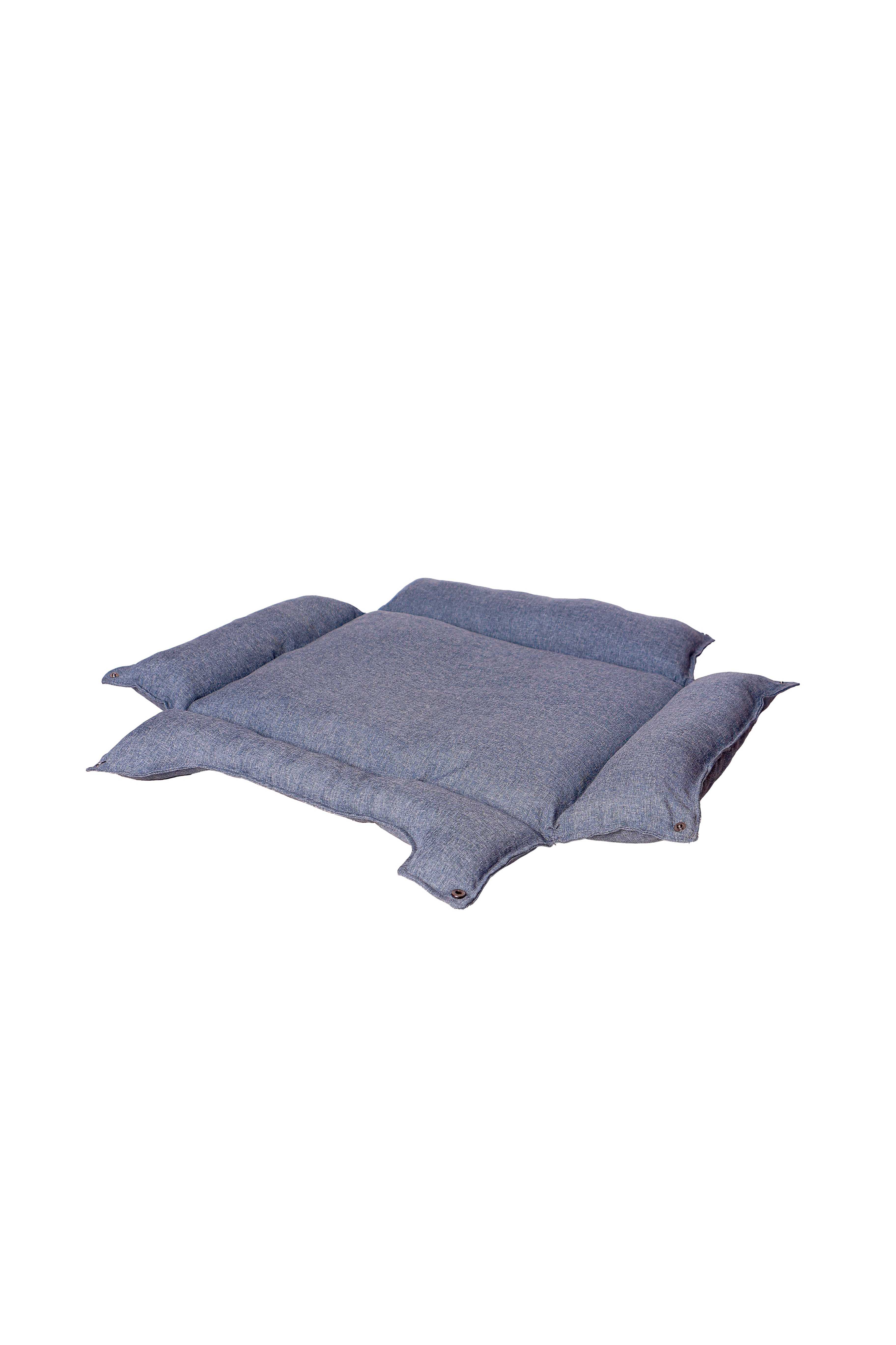 Hundebett & Hundekissen in einem - Jeans-Blau /Einklappbare Hundeliege / Hunde-Schlafplatz maschinenwaschbar- HolzRepublik
