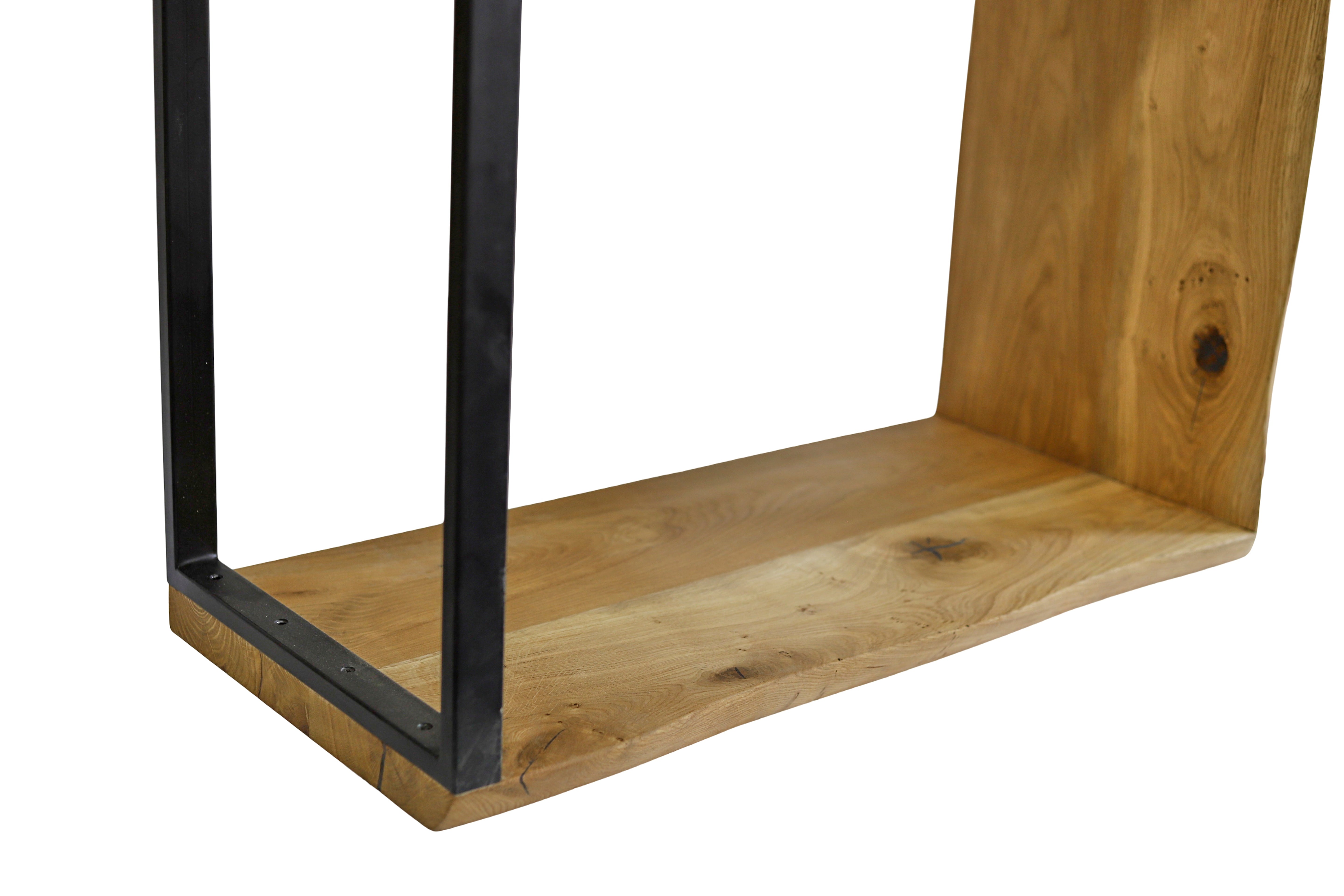 Rustikaler Waschtisch aus Eichenholz / Bad-Waschtisch / Waschbecken-Konsole- HolzRepublik