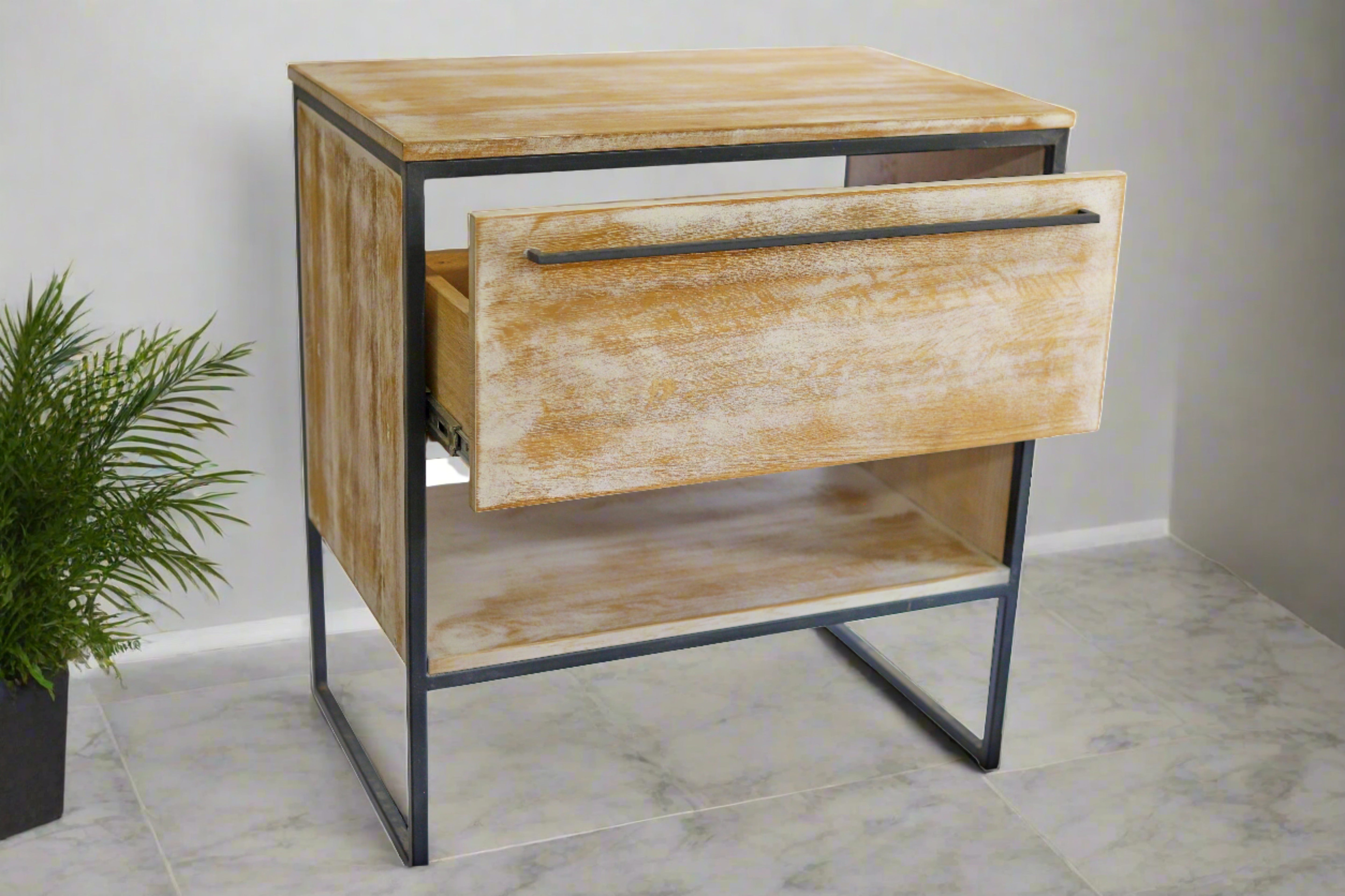 Waschtisch "Vintage-Loft" / Bad-Waschtisch / Waschbecken-Schrank- HolzRepublik