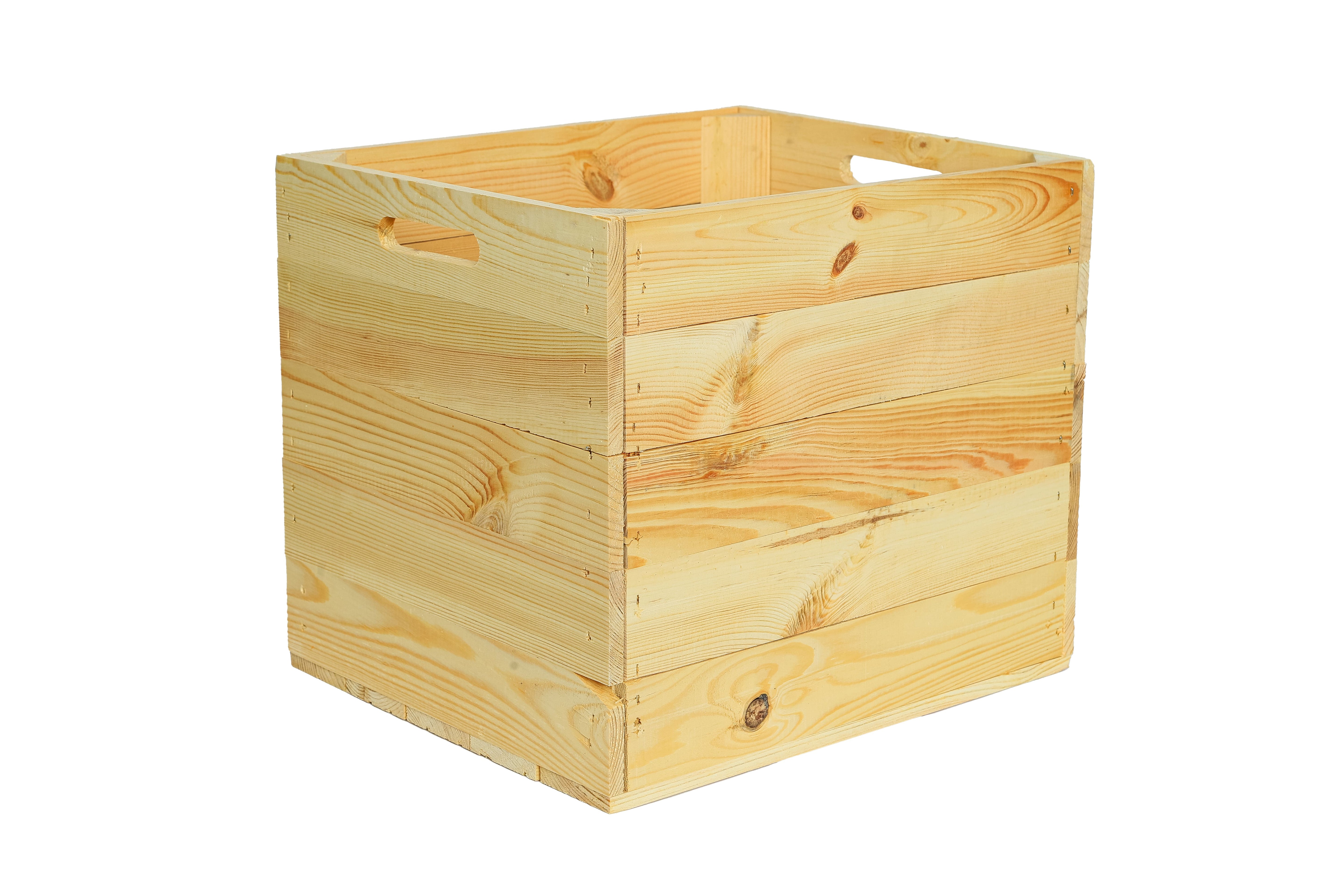 Neue Holzkiste Kallax 32x37,5x32,5cm - natur- HolzRepublik