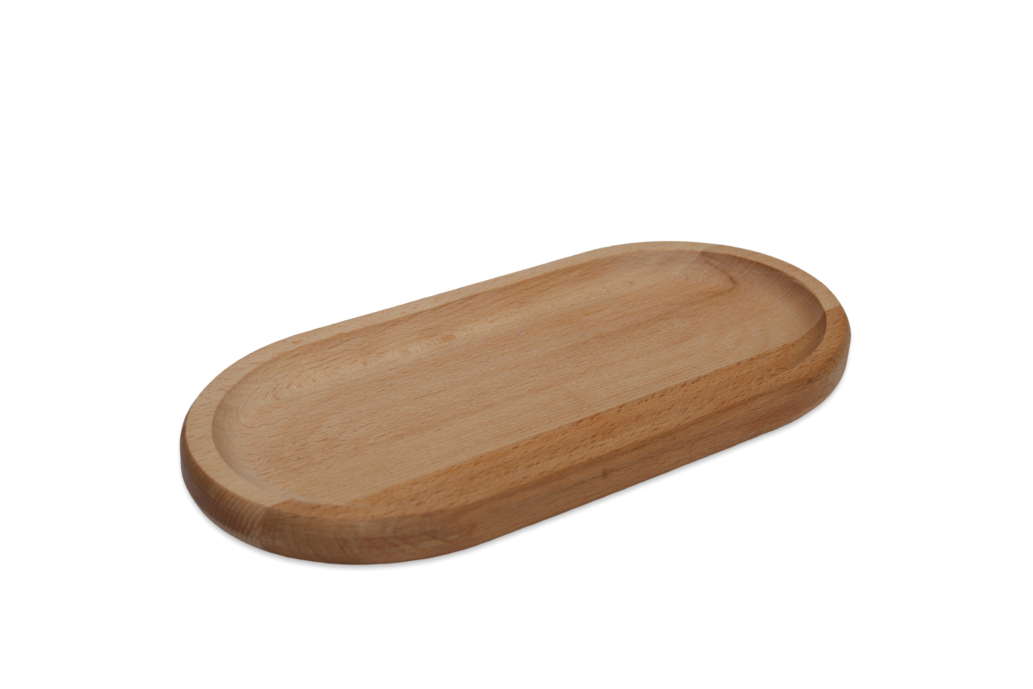 Holzteller / Holzuntersetzer / Holztablett / Servierplatte "Oval"- HolzRepublik