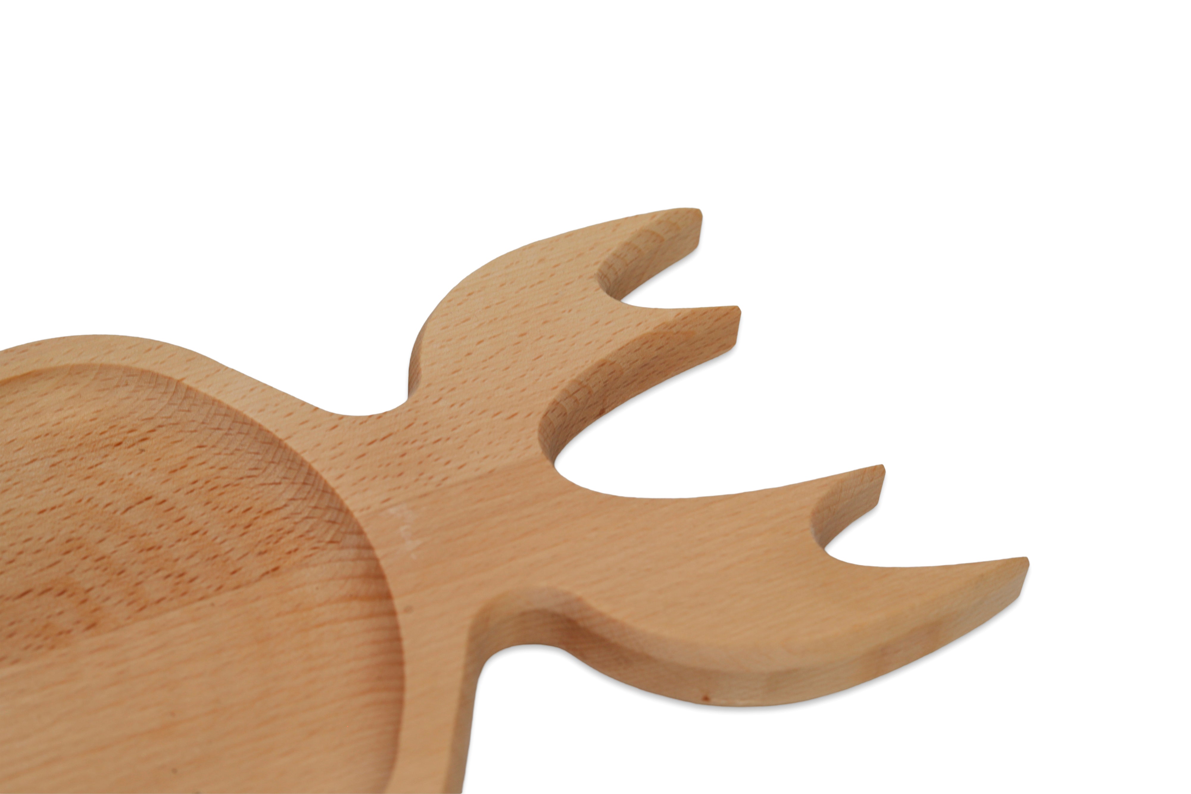 Holzteller / Holzuntersetzer / Holztablett / Servierplatte "Reh"- HolzRepublik