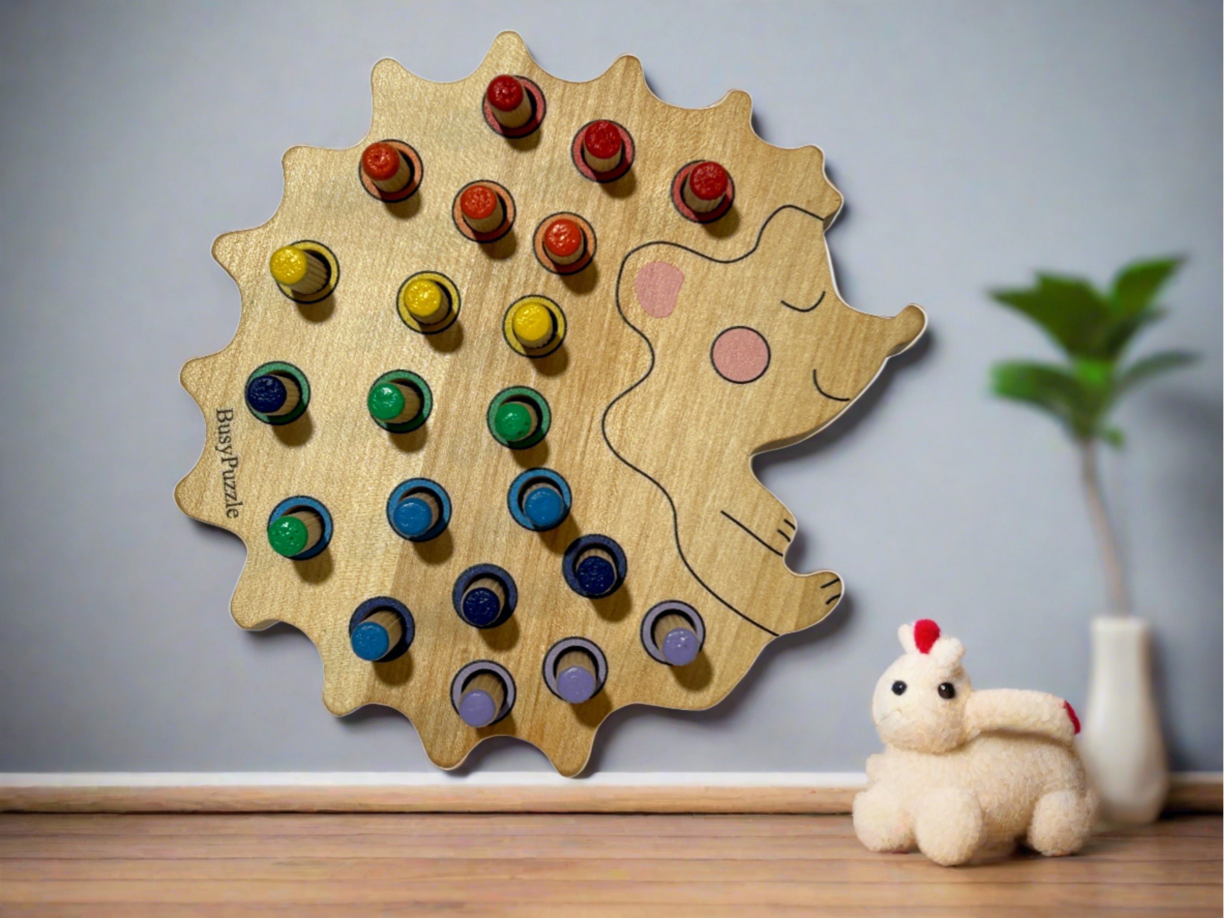 Montessori-Sensorikspielzeug Holzigel- HolzRepublik