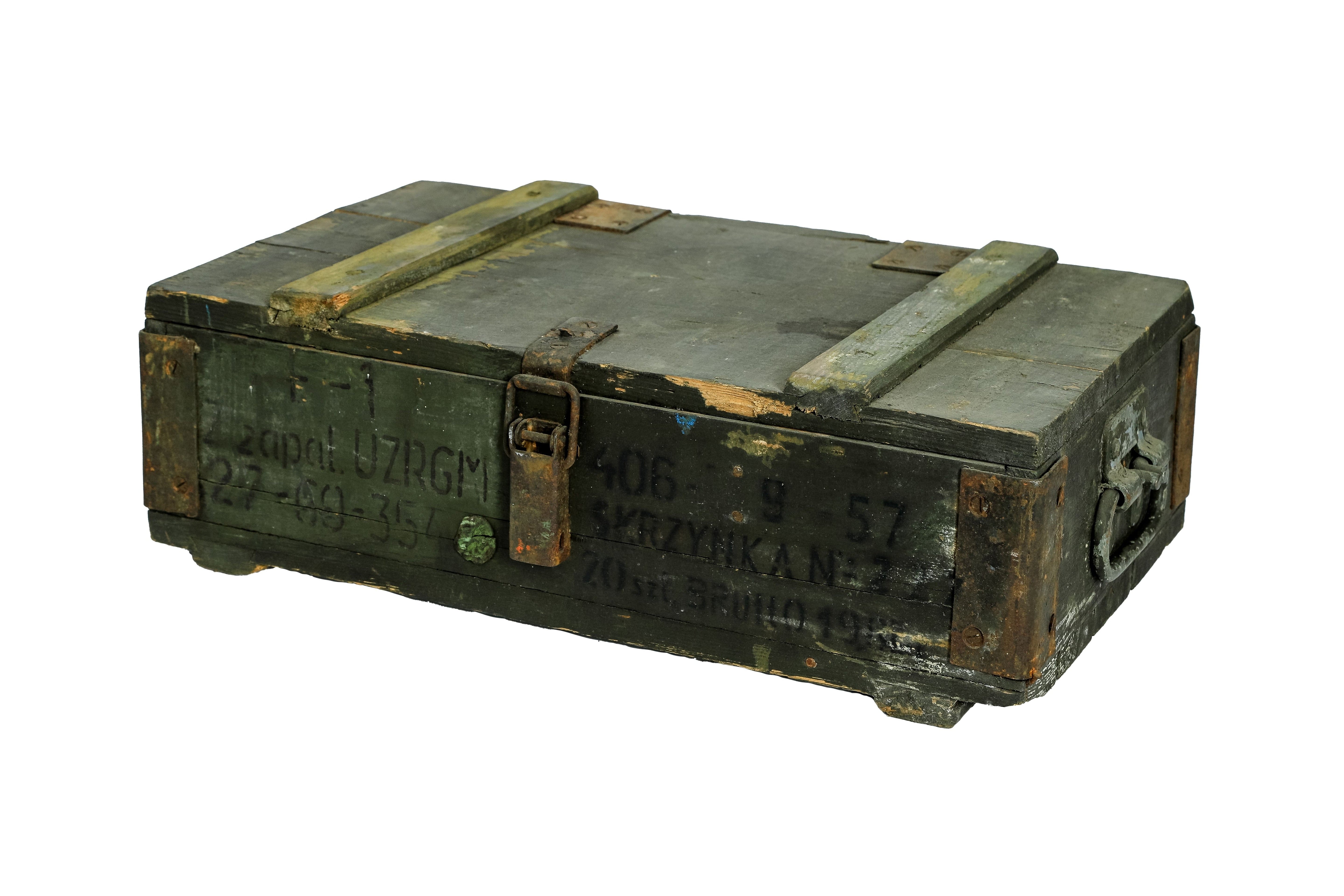 Munitionskiste "F-1" / Munitruhe / Transportkiste / Militärkiste / Armeekiste- HolzRepublik