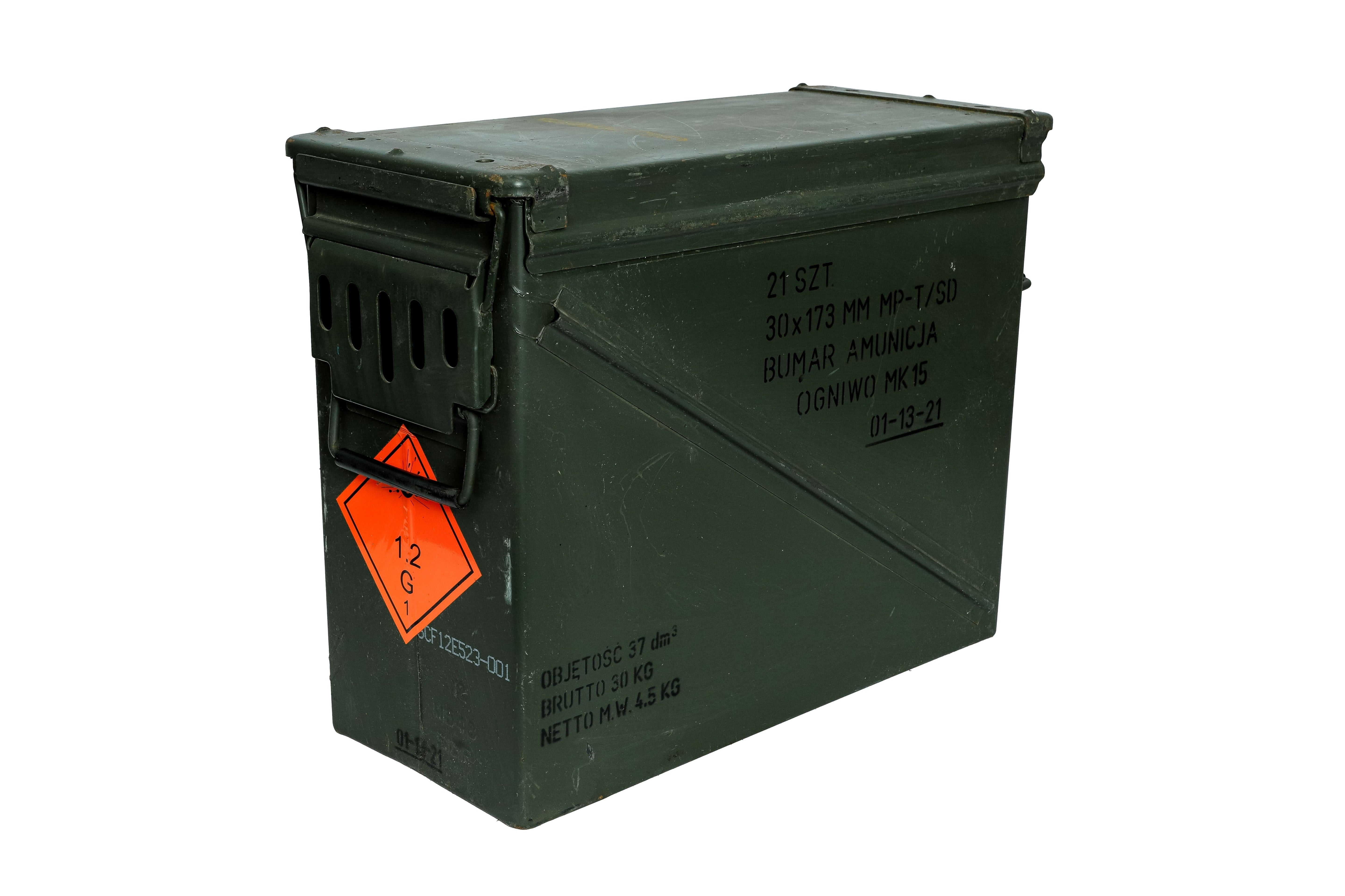 Munitionskiste MK-15 / Munitruhe / Transportkiste / Militärkiste / Armeekiste- HolzRepublik