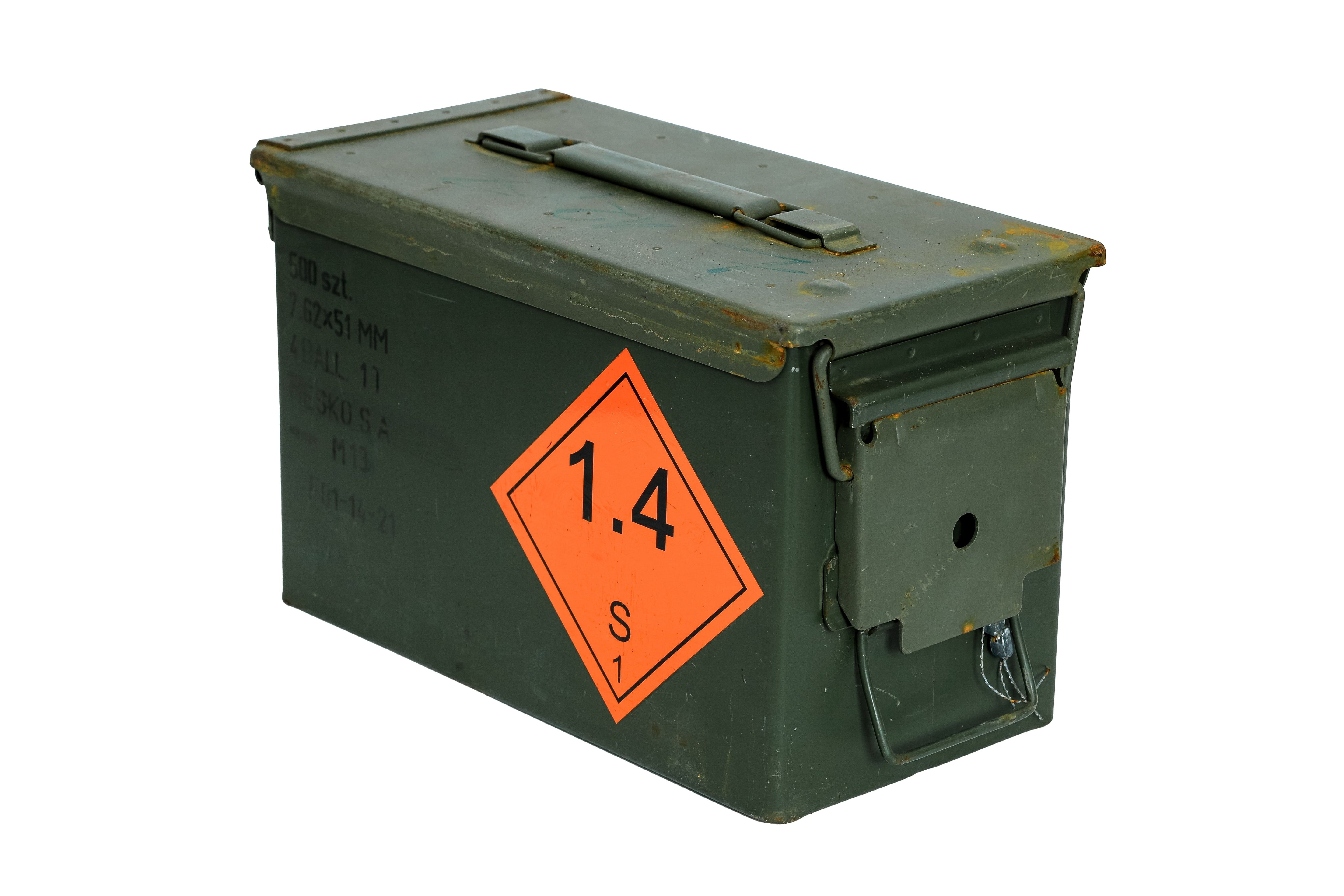 Munitionskiste MK-15 / Munitruhe / Transportkiste / Militärkiste / Armeekiste- HolzRepublik