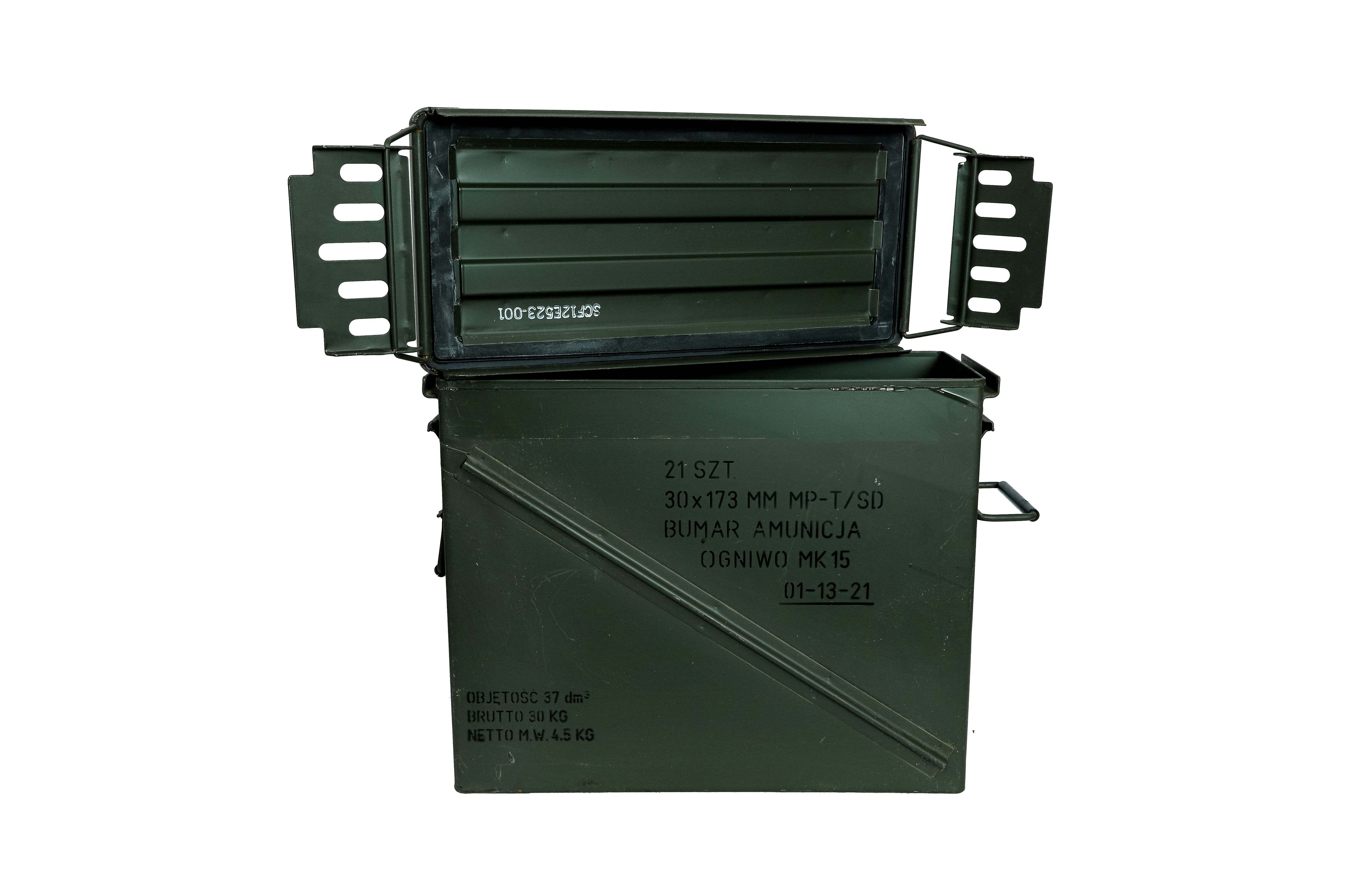 Munitionskiste MK-15 / Munitruhe / Transportkiste / Militärkiste / Armeekiste- HolzRepublik