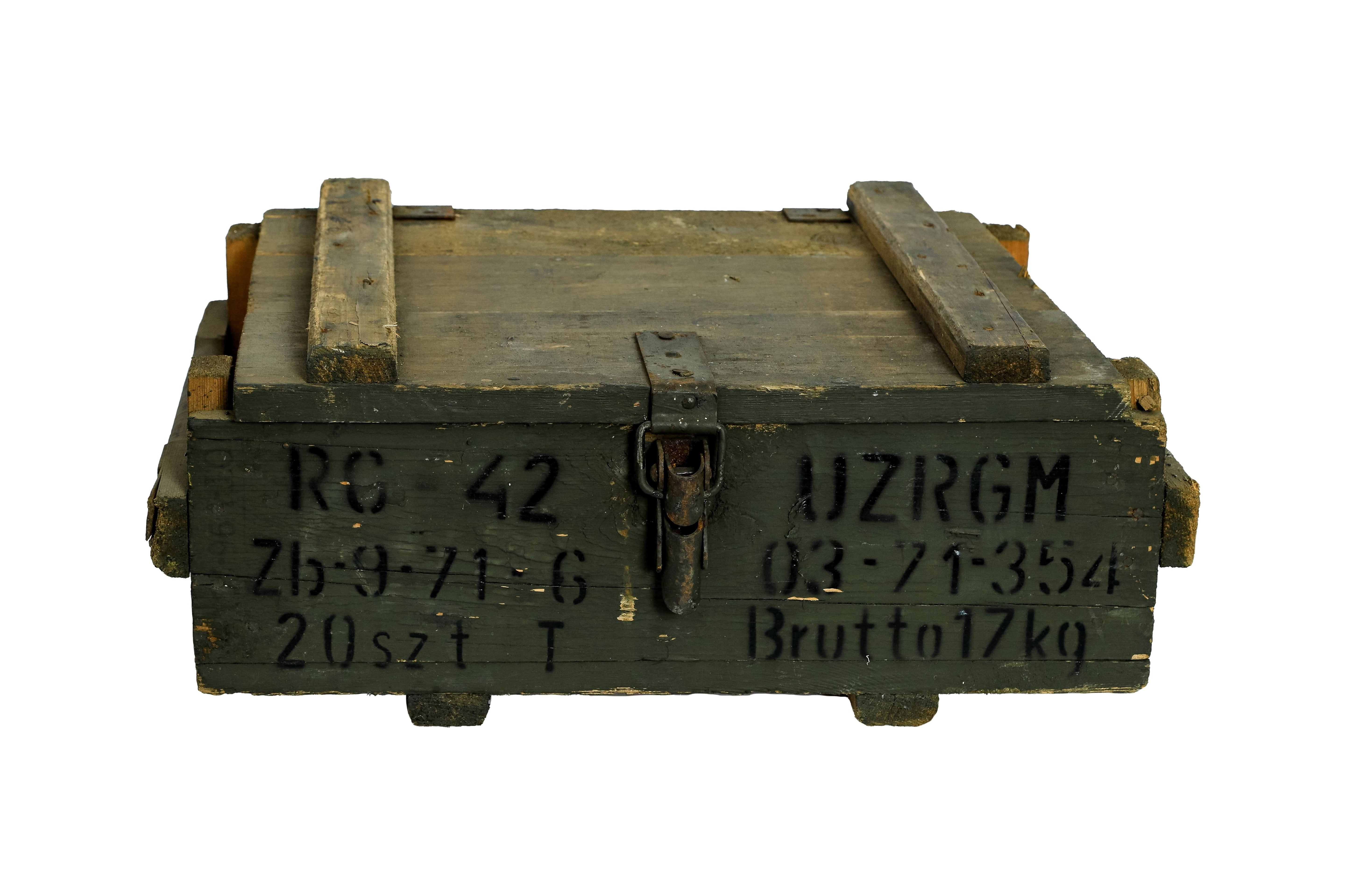 Munitionskiste "Transport" / Munitruhe / Transportkiste / Militärkiste / Armeekiste- HolzRepublik