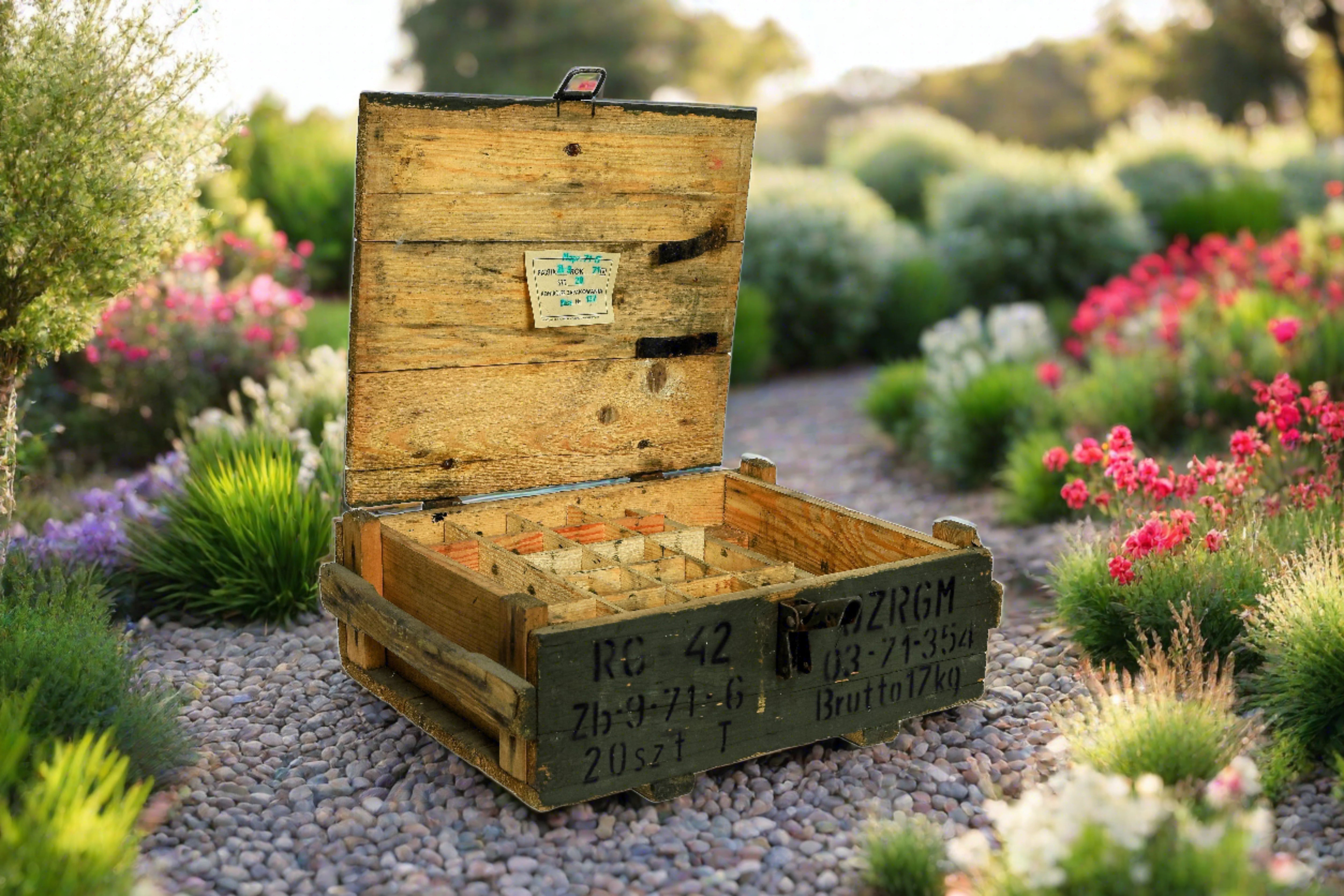 Munitionskiste "Transport" / Munitruhe / Transportkiste / Militärkiste / Armeekiste- HolzRepublik