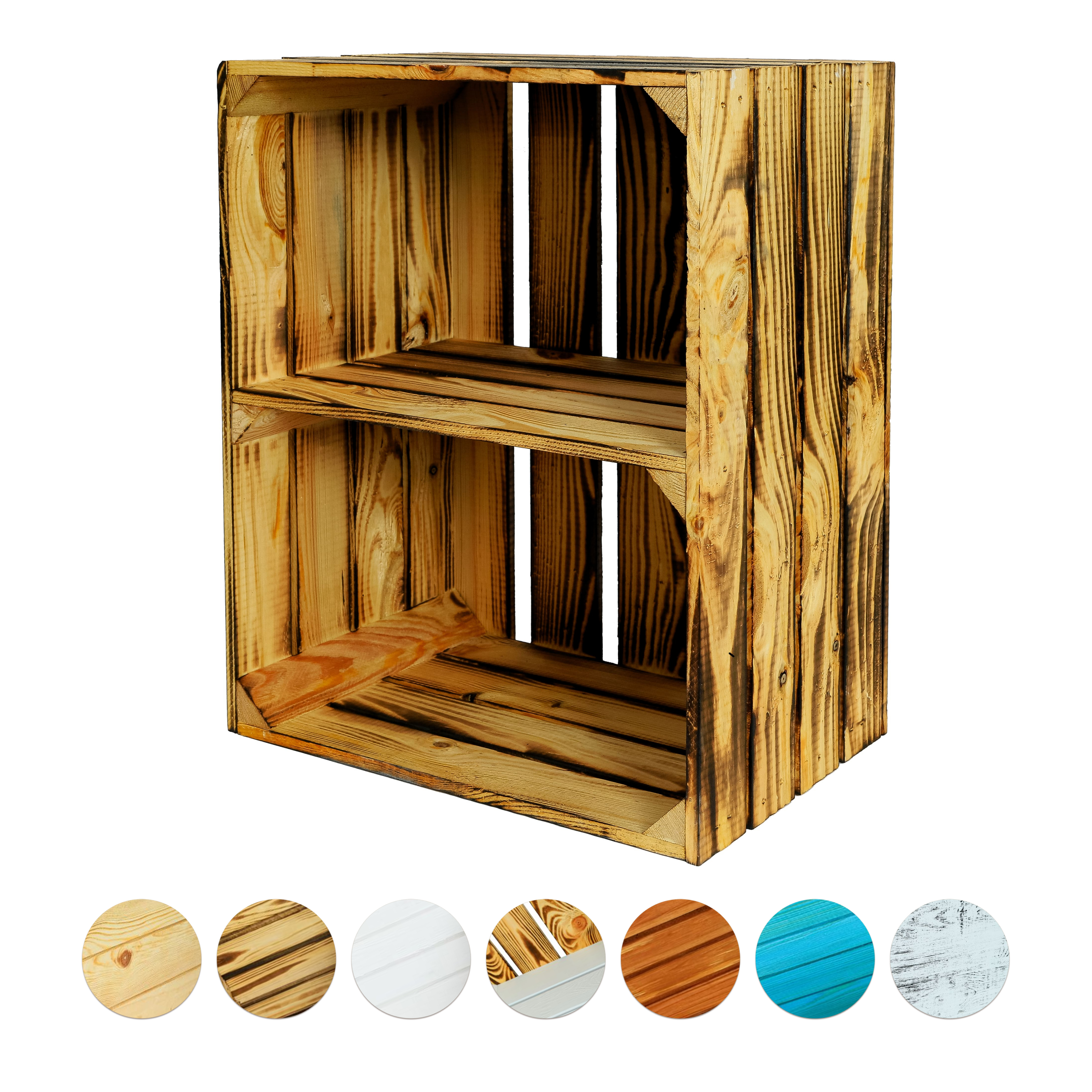Neue Holzkisten Schuh 50x40x29cm- HolzRepublik