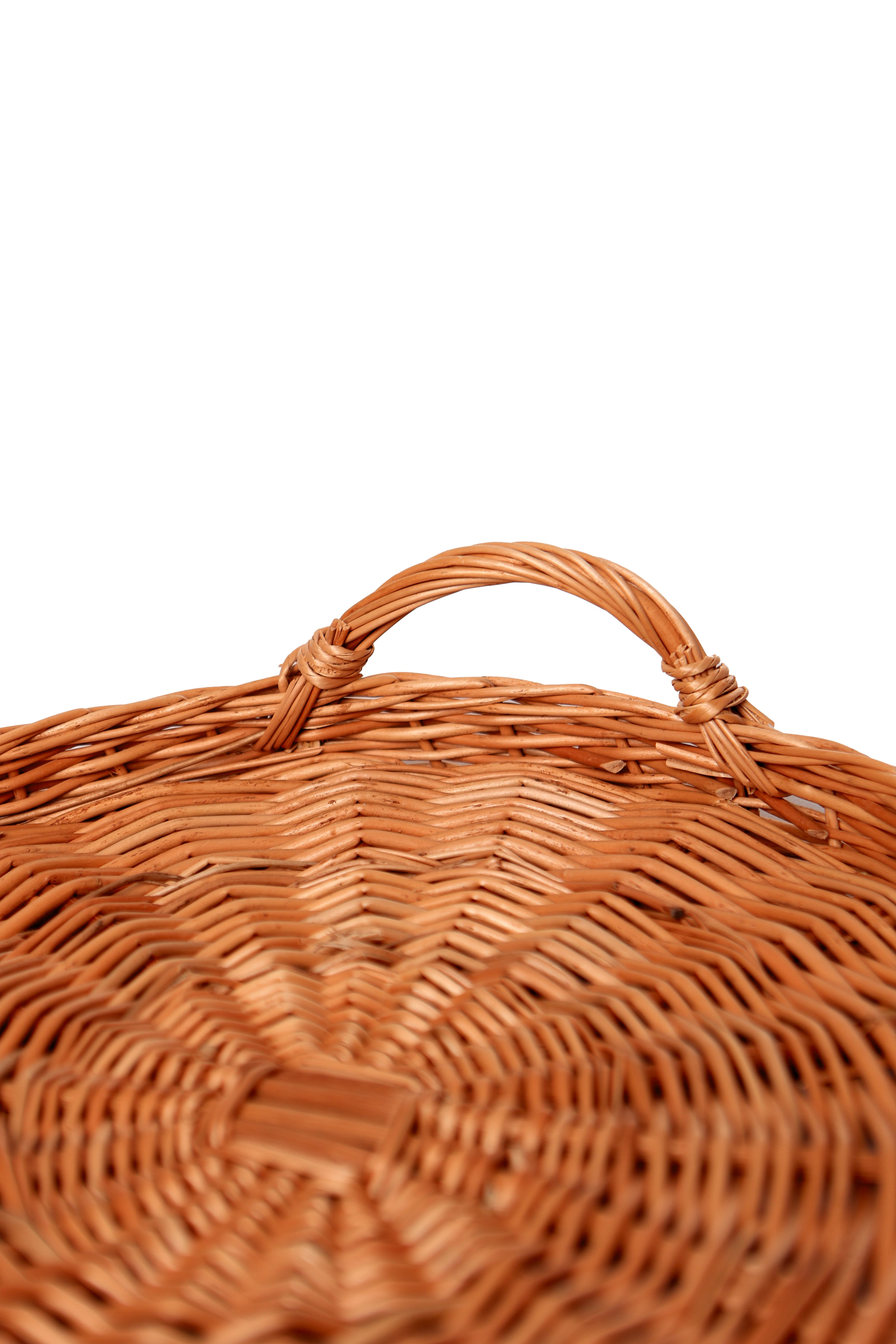 Rundes Rattantablett: Natürliche Eleganz trifft Funktionalität- HolzRepublik