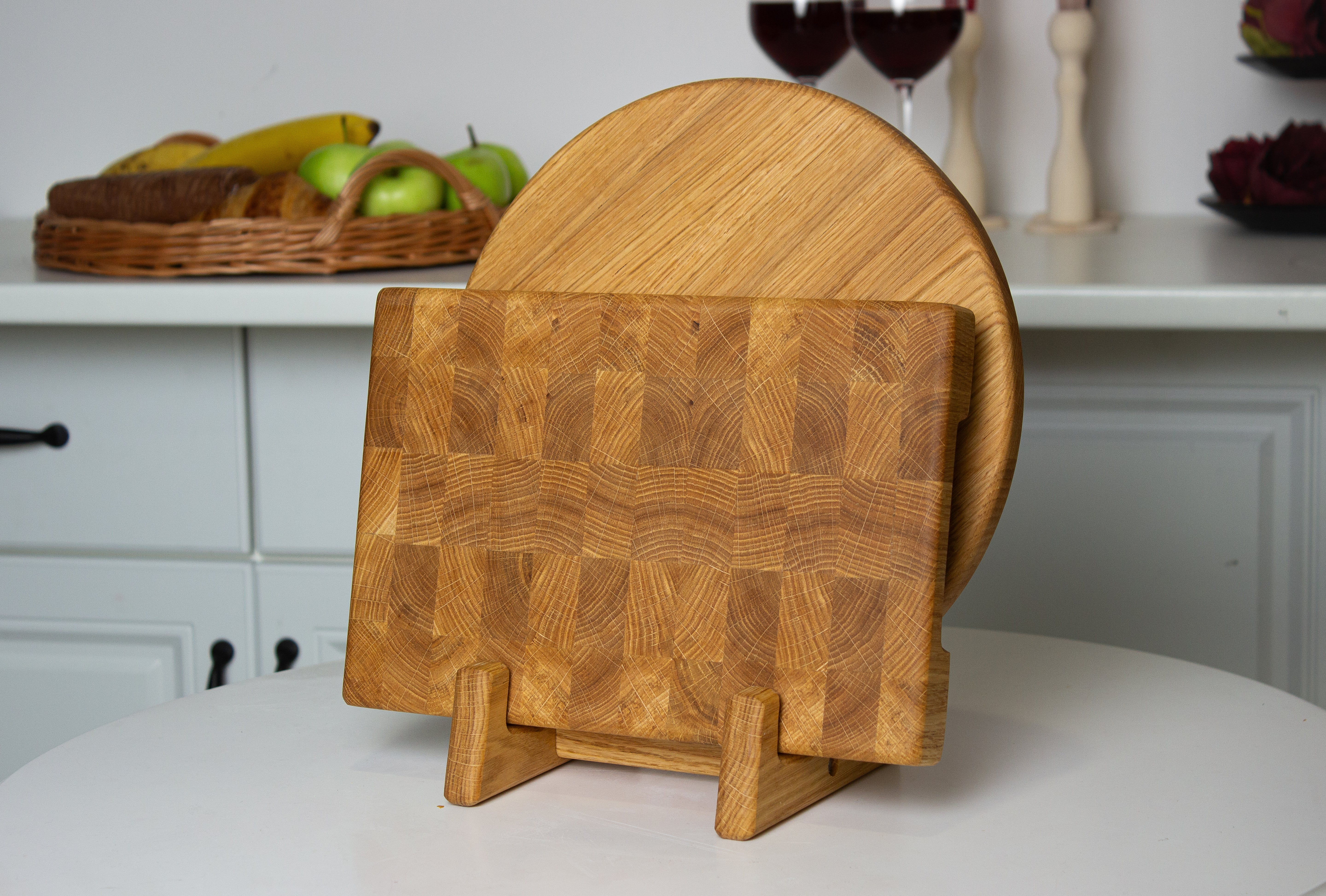 Set aus Küchenbrettern mit Ständer- HolzRepublik