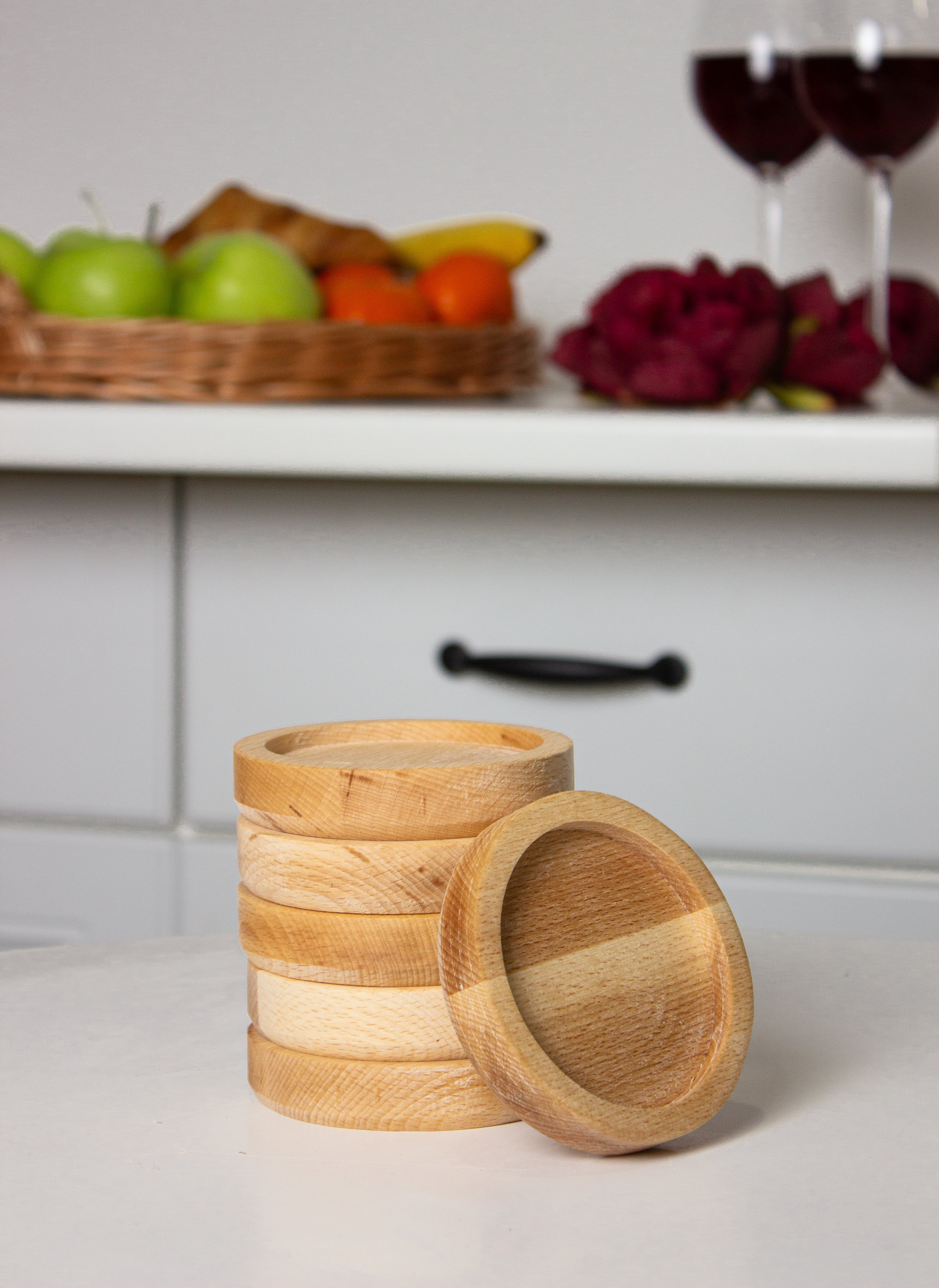 Runder Teeuntersetzer- HolzRepublik