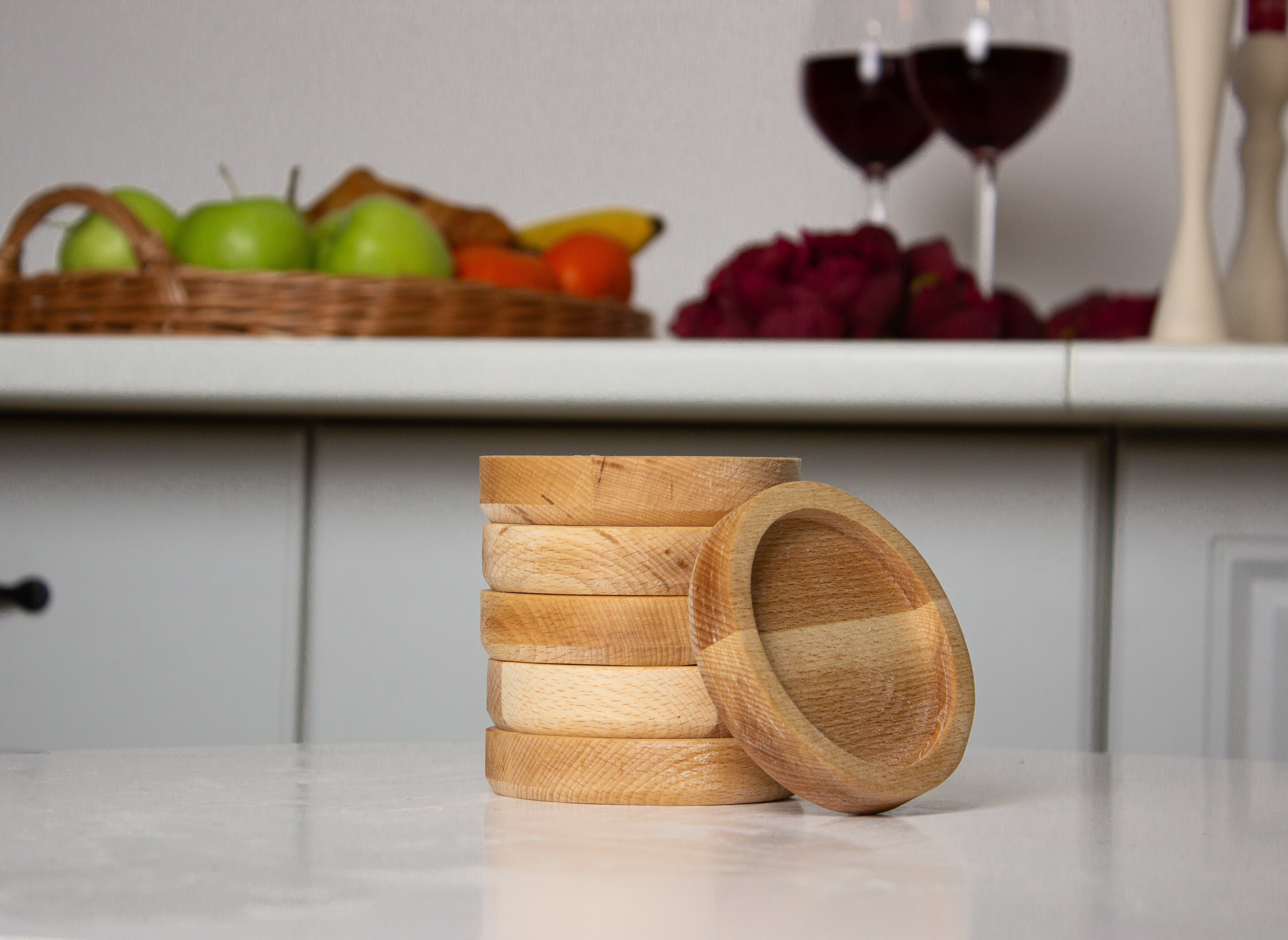 Runder Teeuntersetzer- HolzRepublik