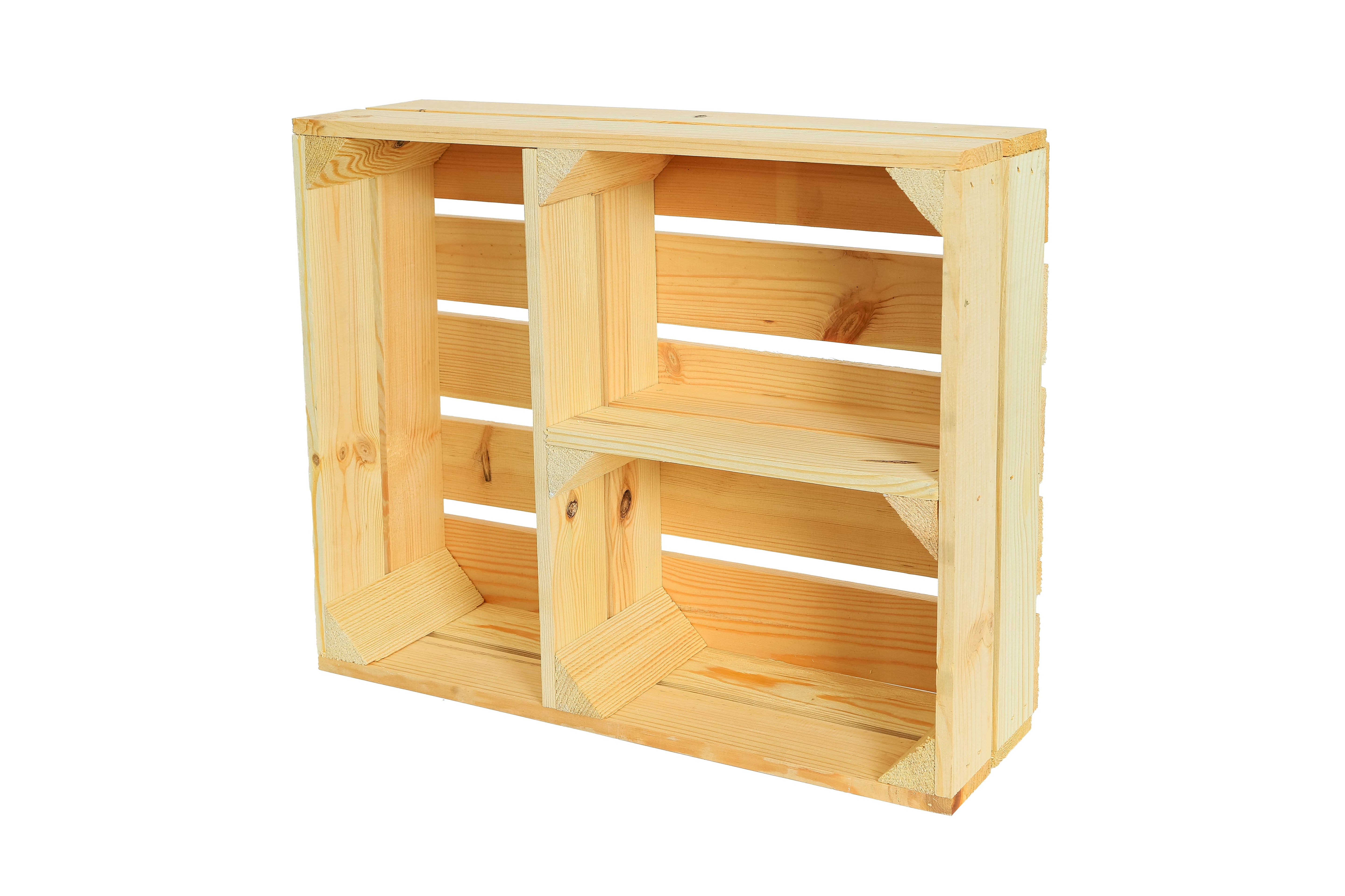 Neue Holzkiste Traute 50x40x16 cm - natur- HolzRepublik