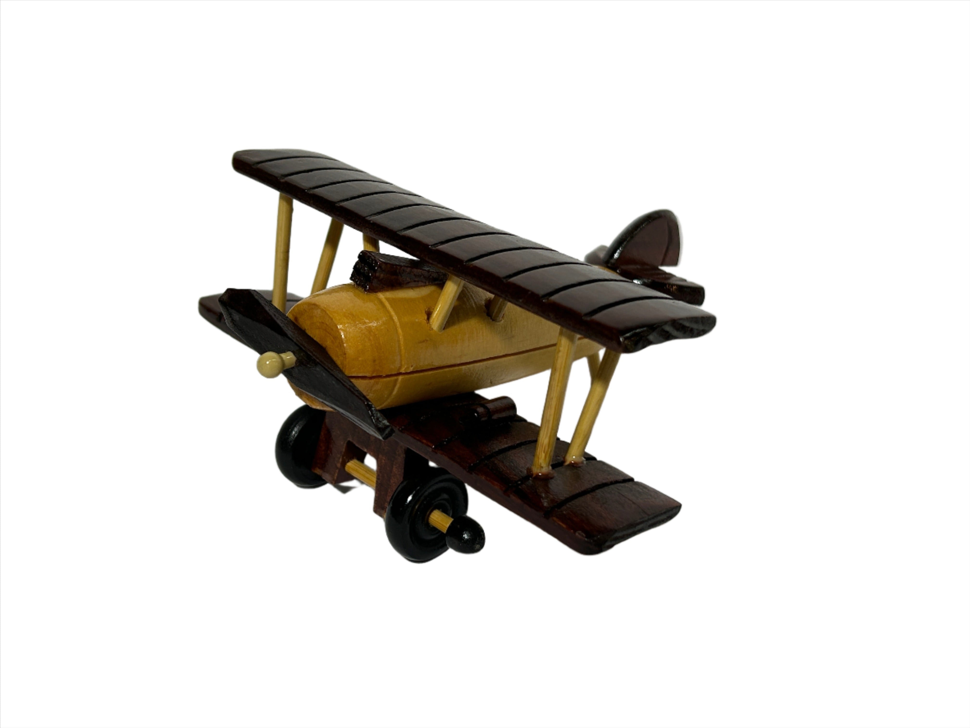 Large wooden fashion airplane