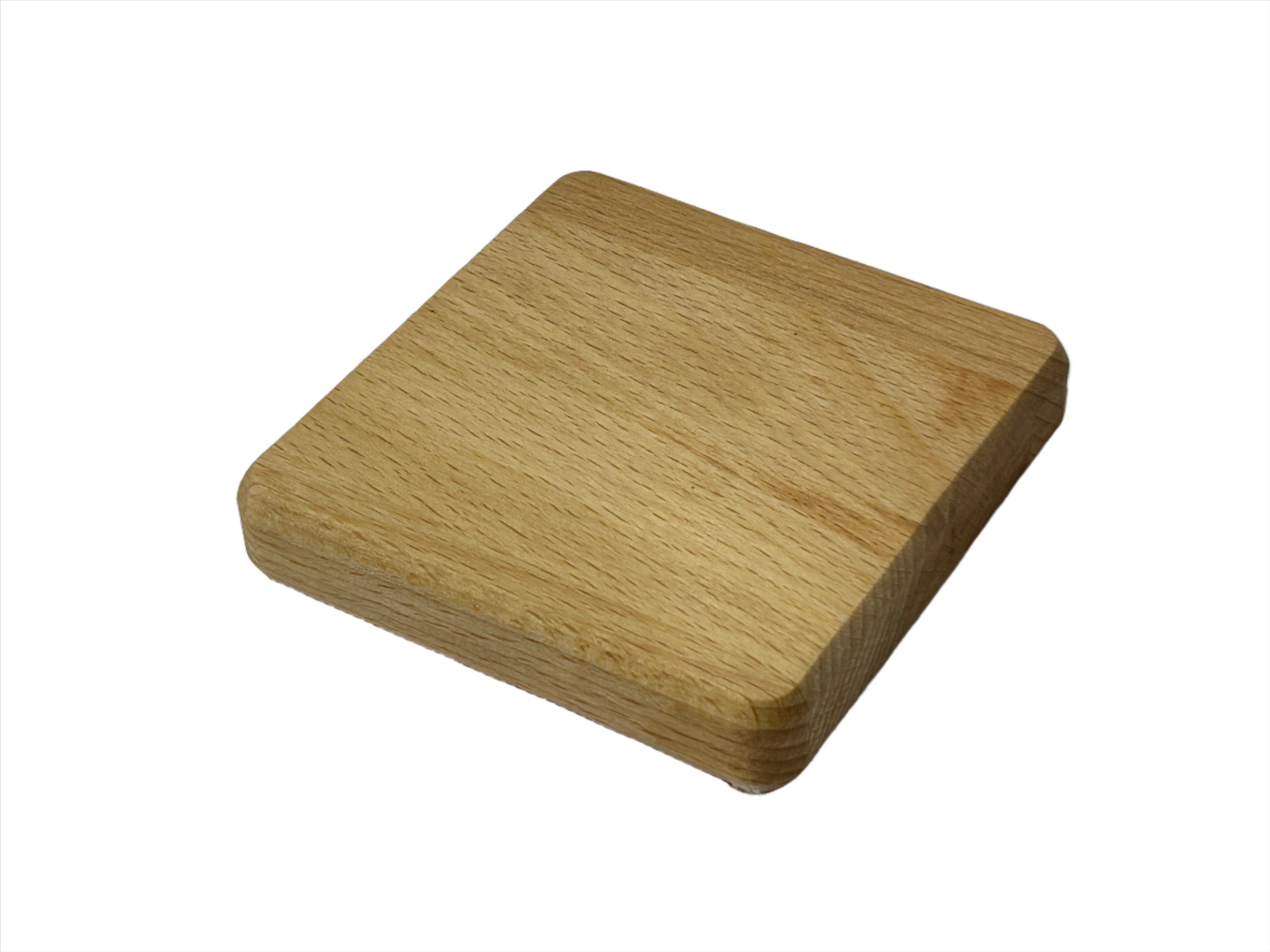    Holzuntersetzer für Tassen 8,5x8,5x2 cm- HolzRepublik