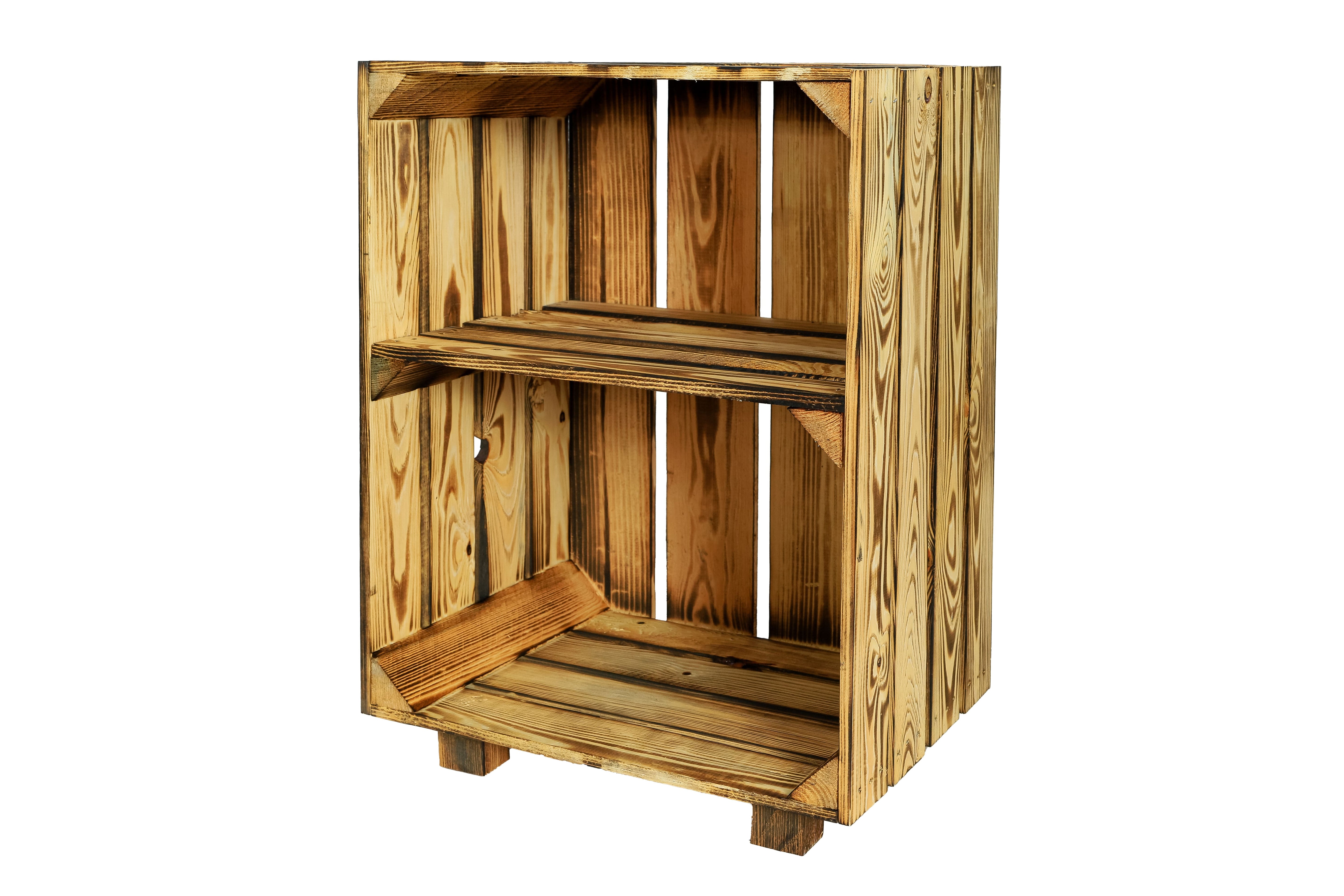    Neue Holzkiste BettyNachttisch 30,5x40x54 cm- HolzRepublik