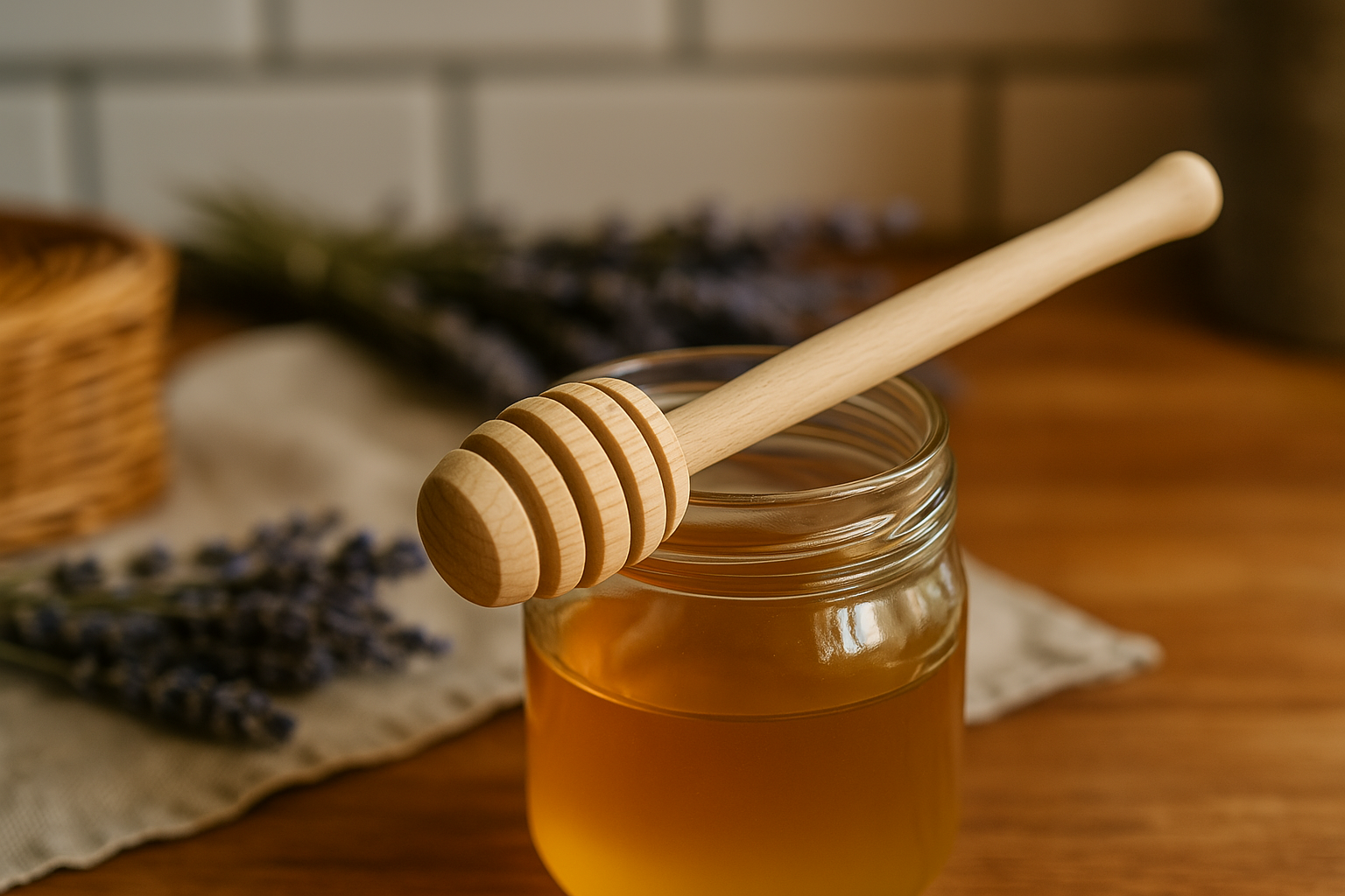 Refined Honey Dipper: Precision and Elegance in Honey Serving
