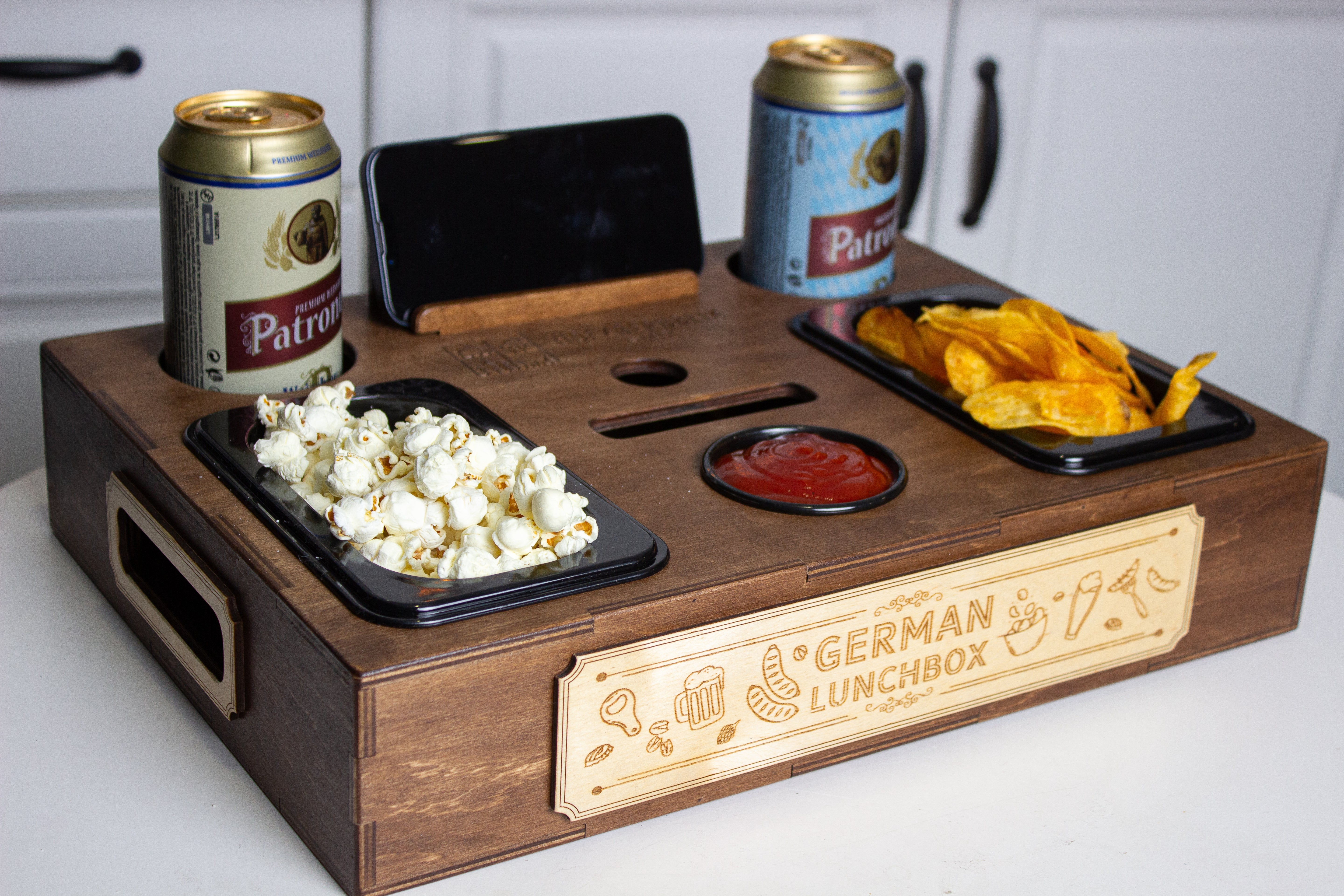    Bier-Organizer „German Lunchbox”- HolzRepublik