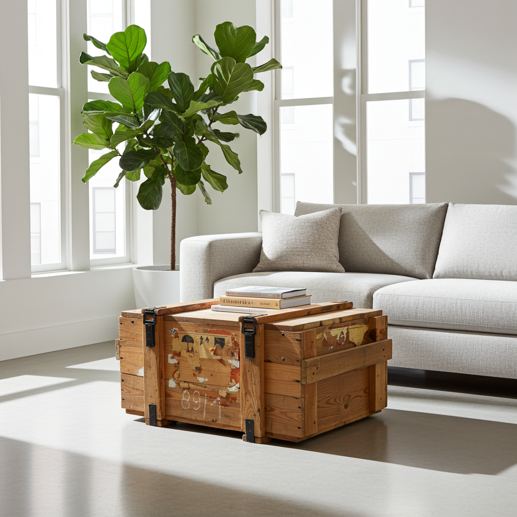 Große Munitionskiste Natur / Transporttruhe / Munitruhe / Munitionstruhe / Militärkiste / Armeekiste