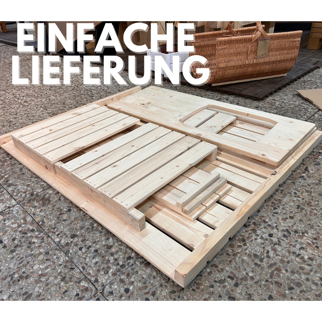    Matschküche mit Backofen und Oberschrank - Natur- HolzRepublik