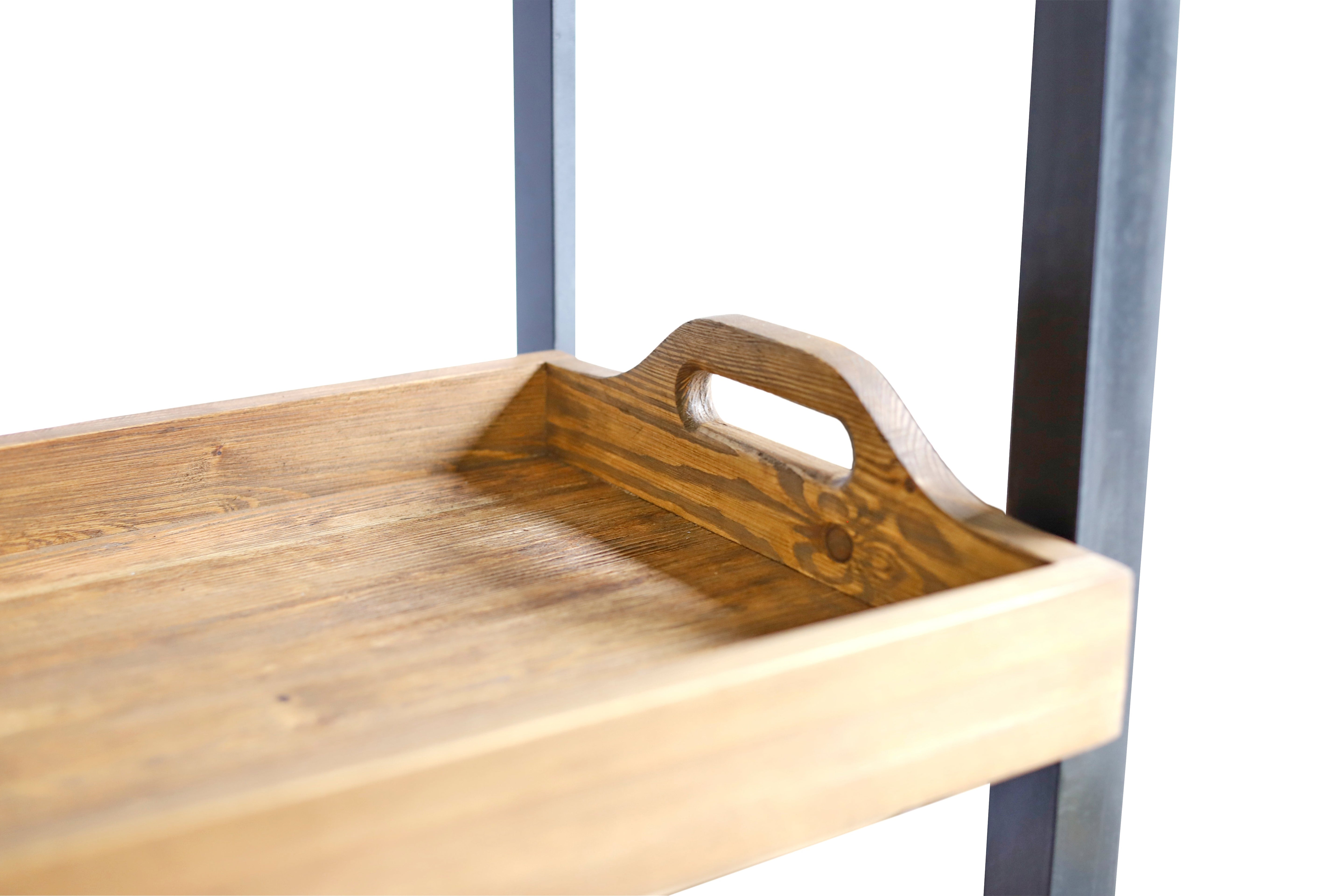    Standregal mit 5 Regalböden / Etagenregal / Mehrstöckiges Holzregal / Bücherregal mit 5 Fächern- HolzRepublik