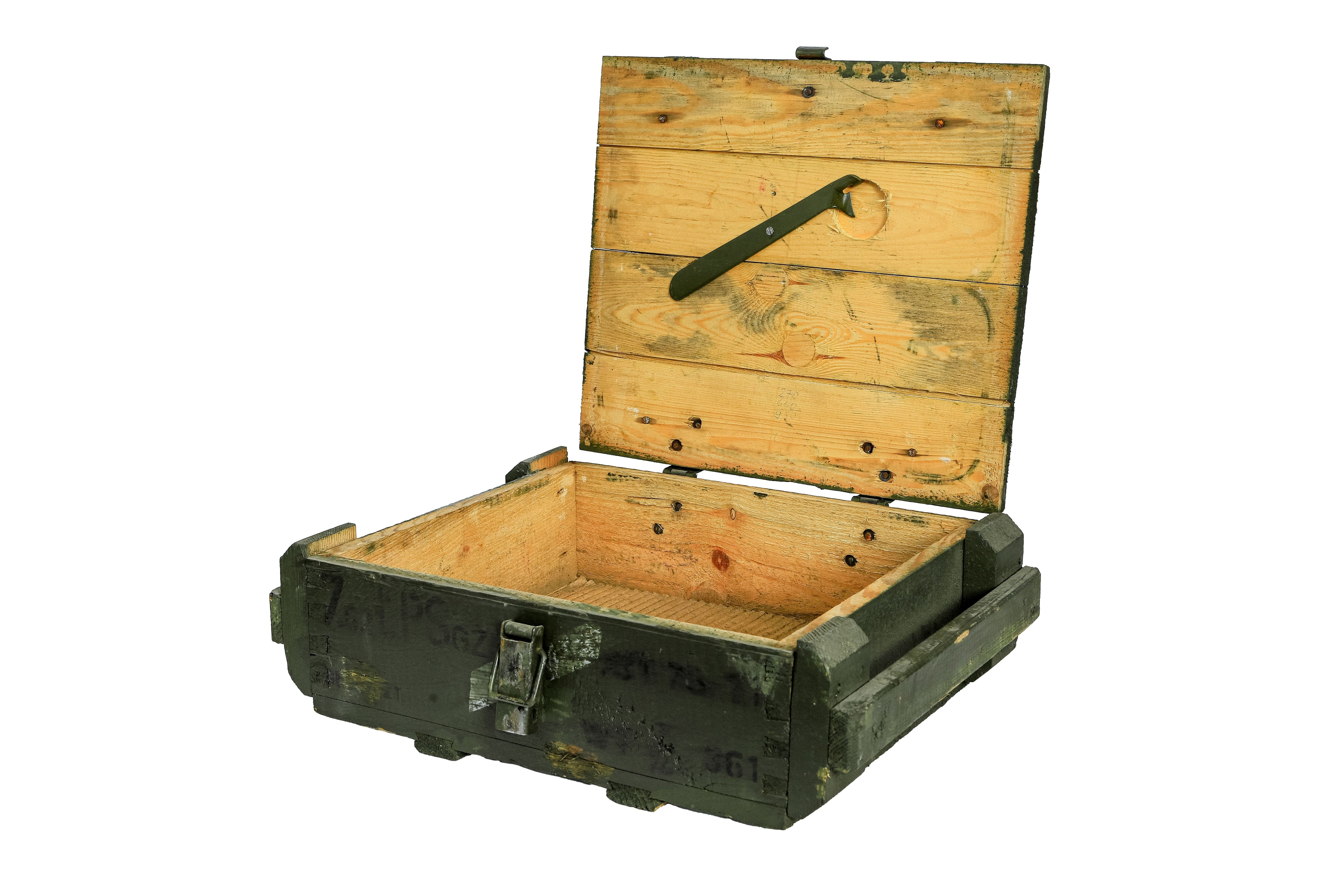    Munitionskiste T45 Grün / Munitruhe / Transportkiste- HolzRepublik