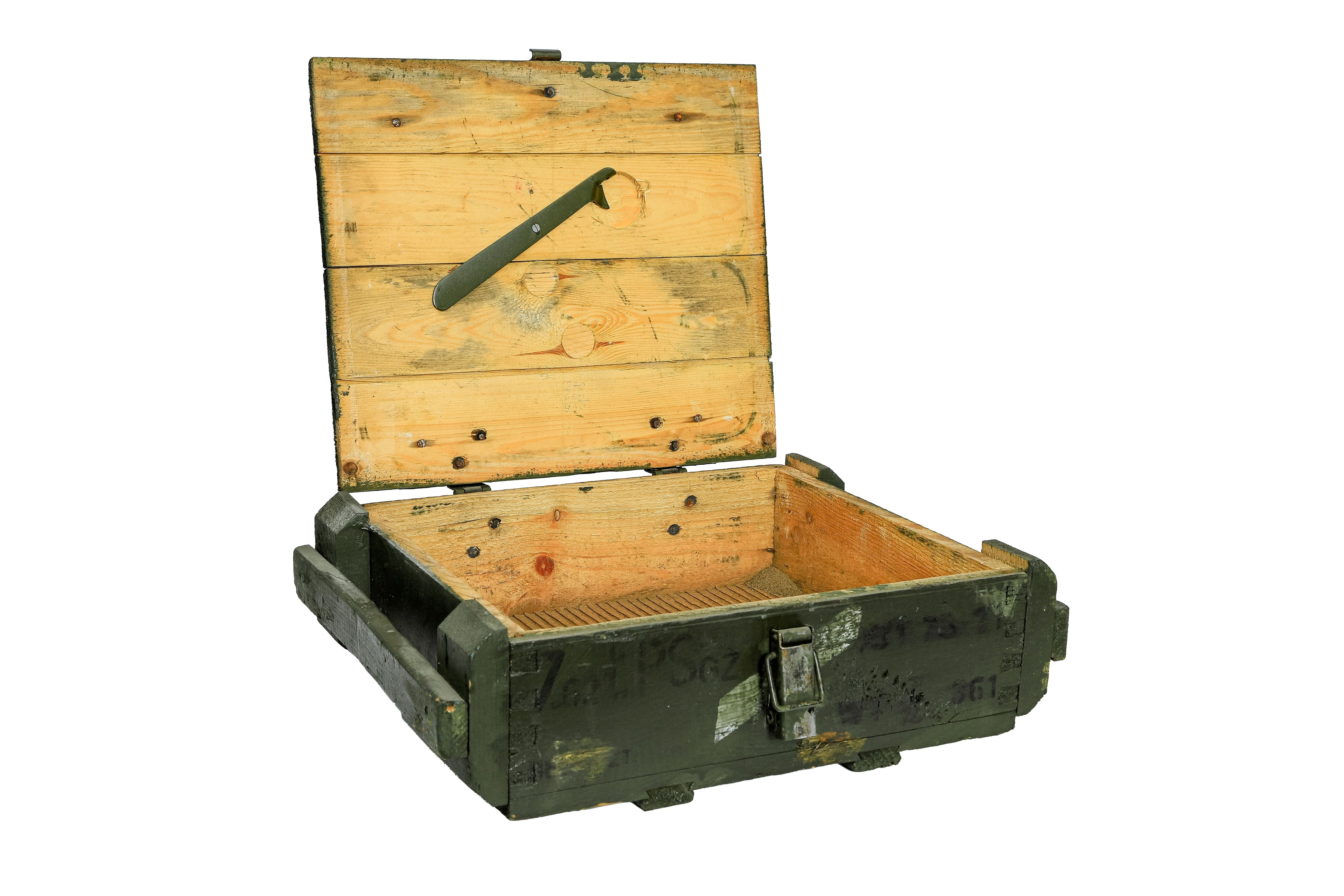    Munitionskiste T45 Grün / Munitruhe / Transportkiste- HolzRepublik