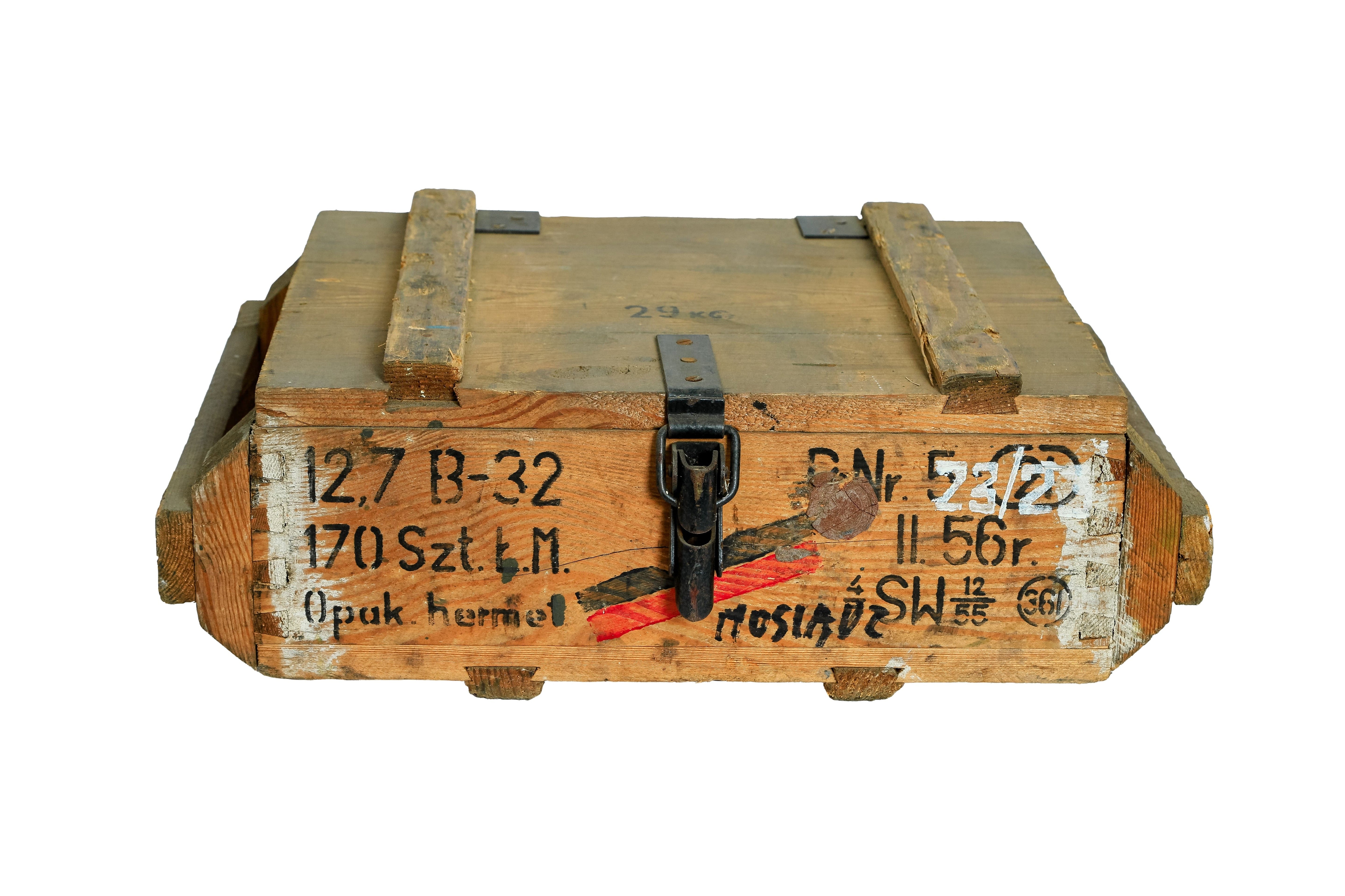    Munitionskiste T45 Natur/ Munitruhe / Transportkiste / Militärkiste / Armeekiste- HolzRepublik